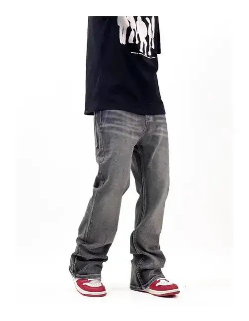Designer × Japanese Brand × Jean y2k faded hiphop baggy flared jeans Size US 30 / EU 46 - 1 Thumbnail