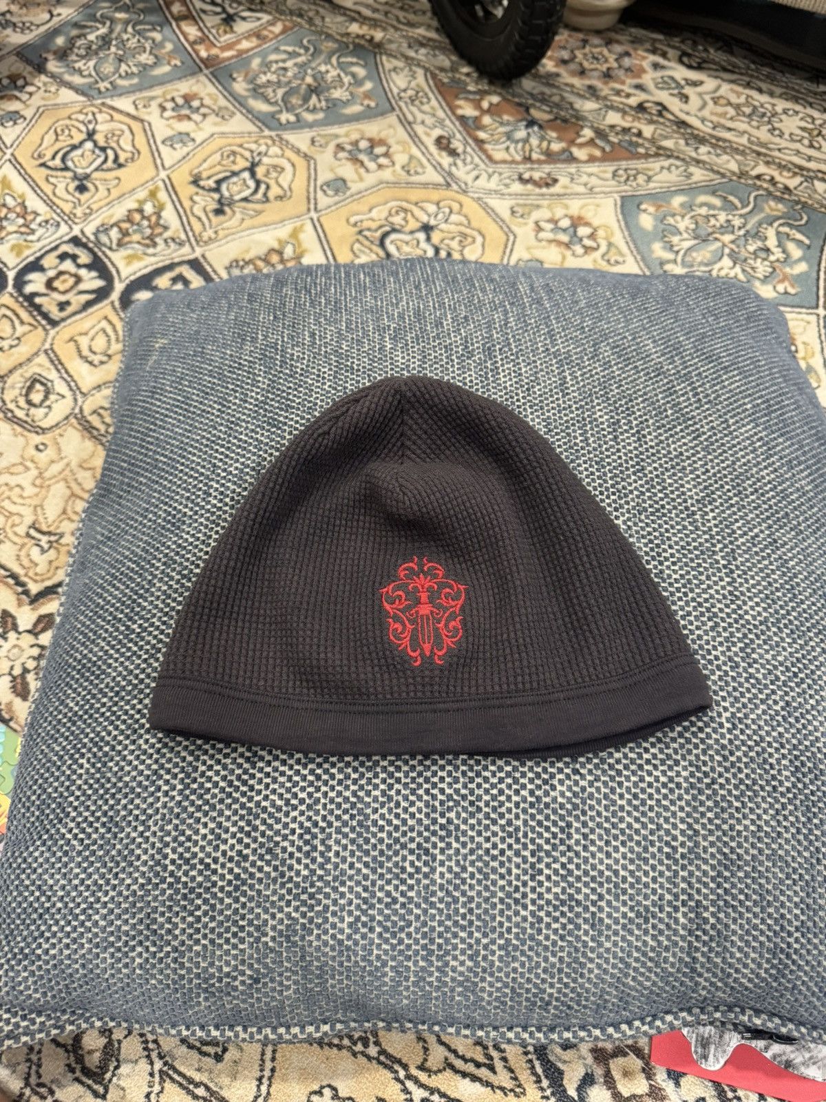 Chrome Hearts Dagger Embroidered Thermal Beanie – Angeles