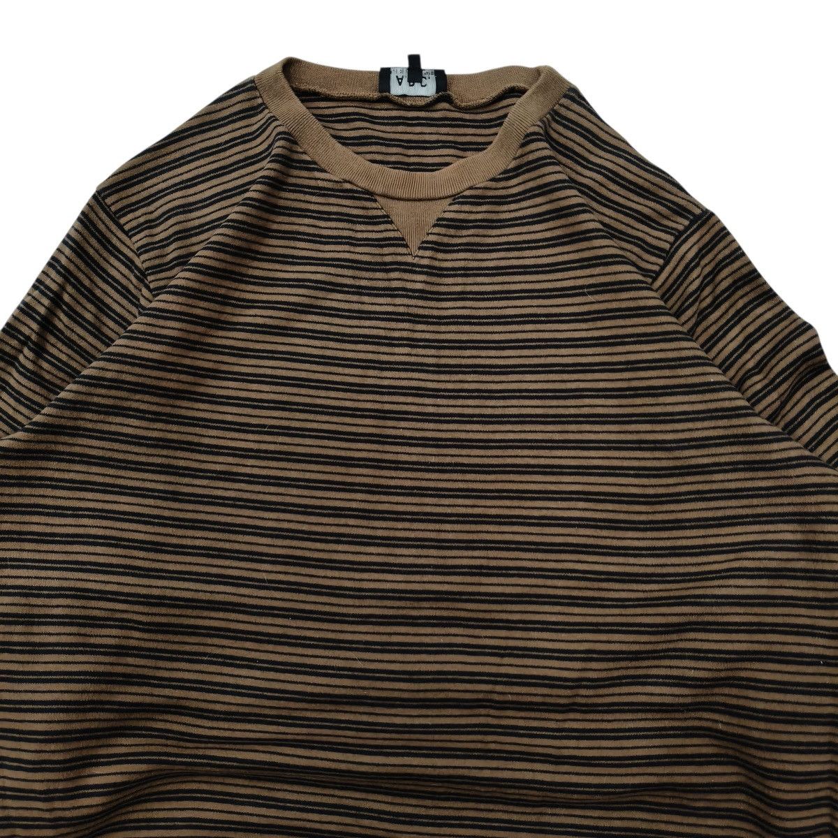 A.P.C. Vintage A.P.C Stripe Crewneck Sweatshirt Size US L / EU 52-54 / 3 - 3 Thumbnail