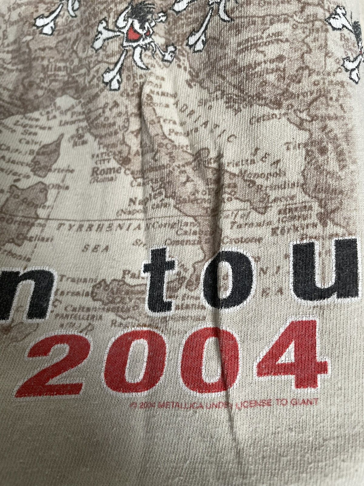 Band Tees × Metallica × Vintage Metallica 2004 EU tour vintage T-shirt Size US L / EU 52-54 / 3 - 5 Thumbnail