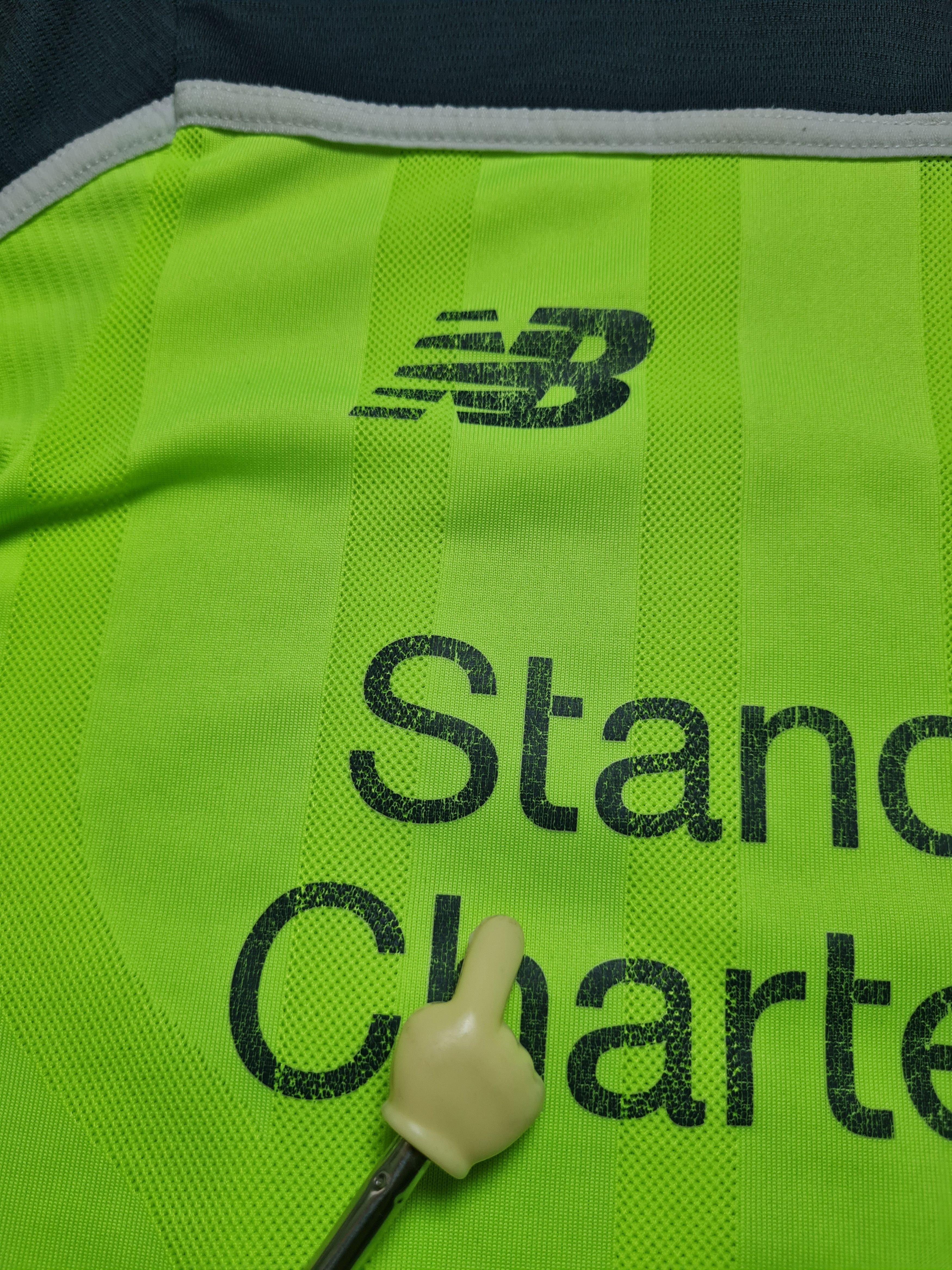New Balance LIVERPOOL FC 2016/17 Third Sadio MANE 19 NB Toxic Green Size US S / EU 44-46 / 1 - 21 Thumbnail