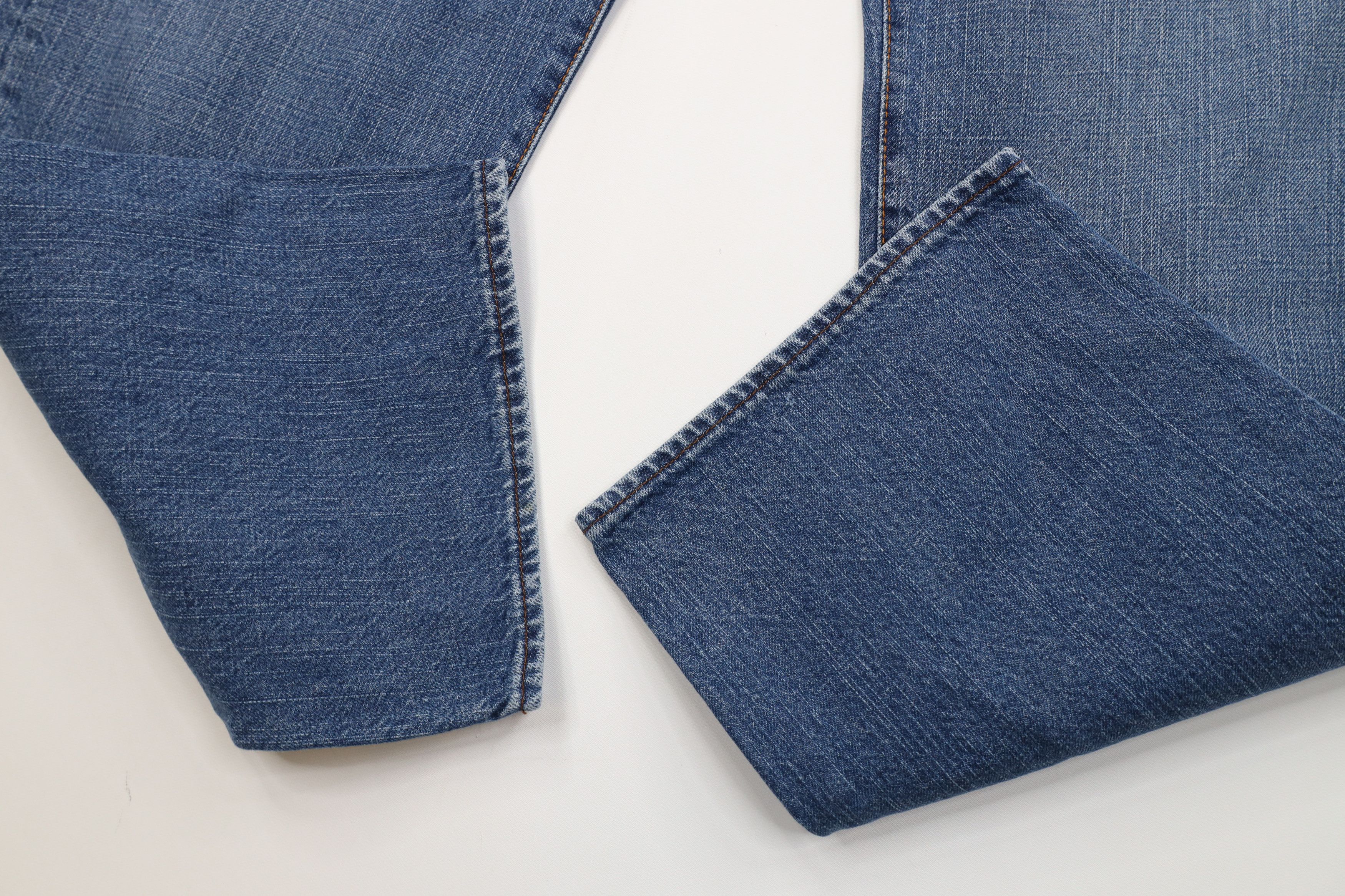Ralph Lauren Vintage 90s Y2K Ralph Lauren Baggy Wide Leg Denim Jeans Blue Size US 33 - 6 Thumbnail