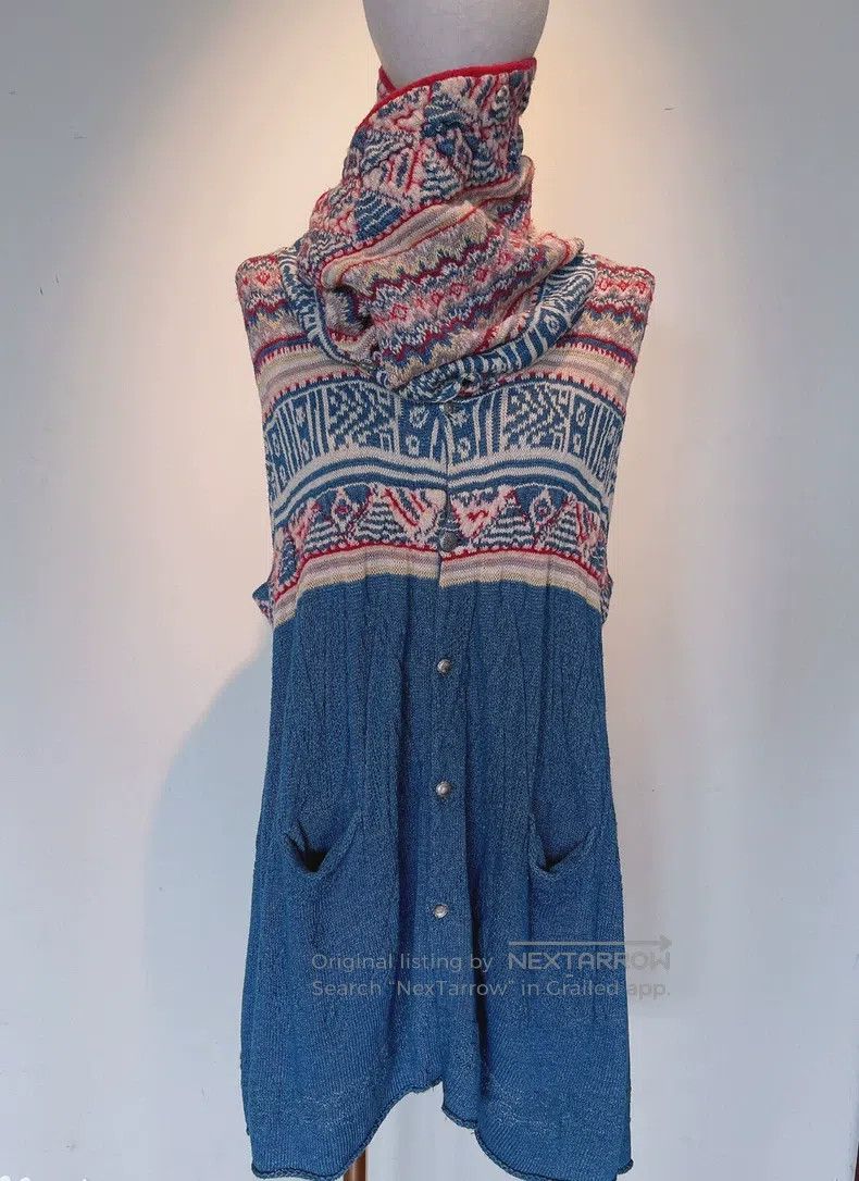 Kapital Kapital Size F National style sleeveless long cardigan Size US M / EU 48-50 / 2 - 4 Thumbnail