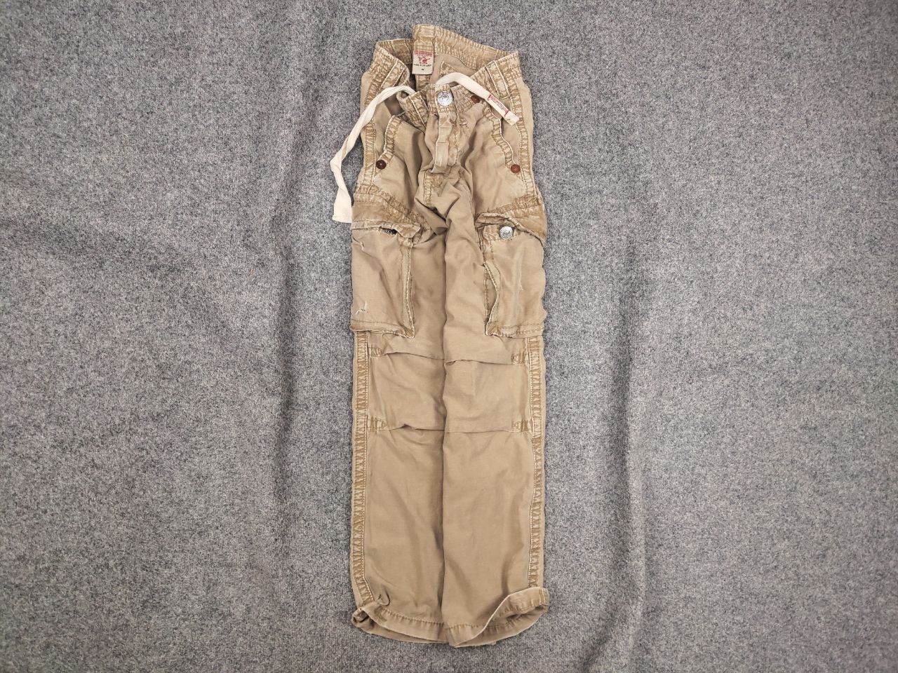 Vintage True Religion Faded Baggy Cargo pants Supreme style