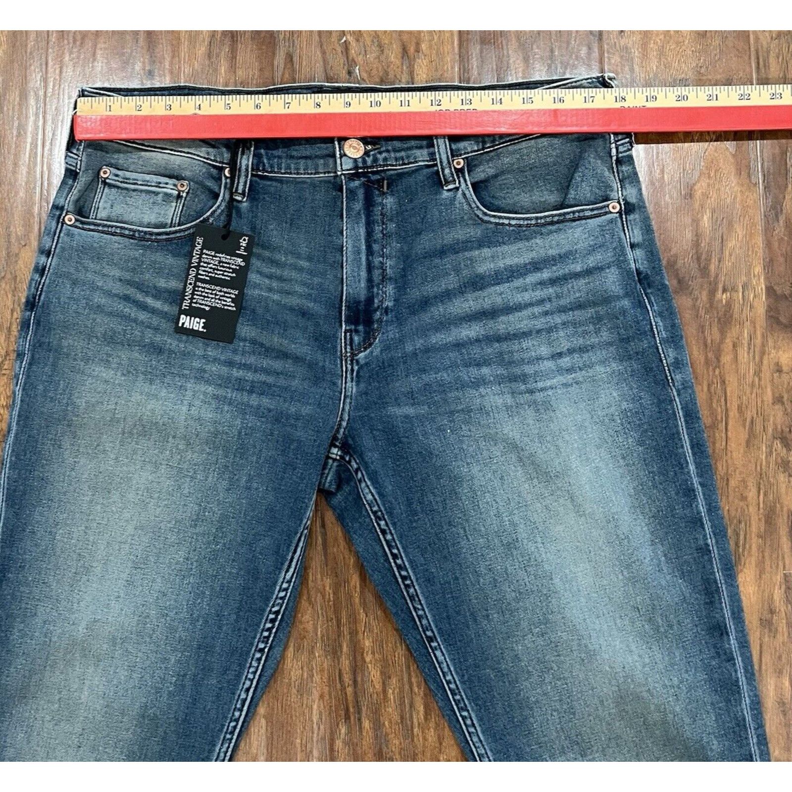 Paige Paige Jeans Men's Transcend Federal Slim Straight Size 36x32 Size US 36 / EU 52 - 4 Thumbnail