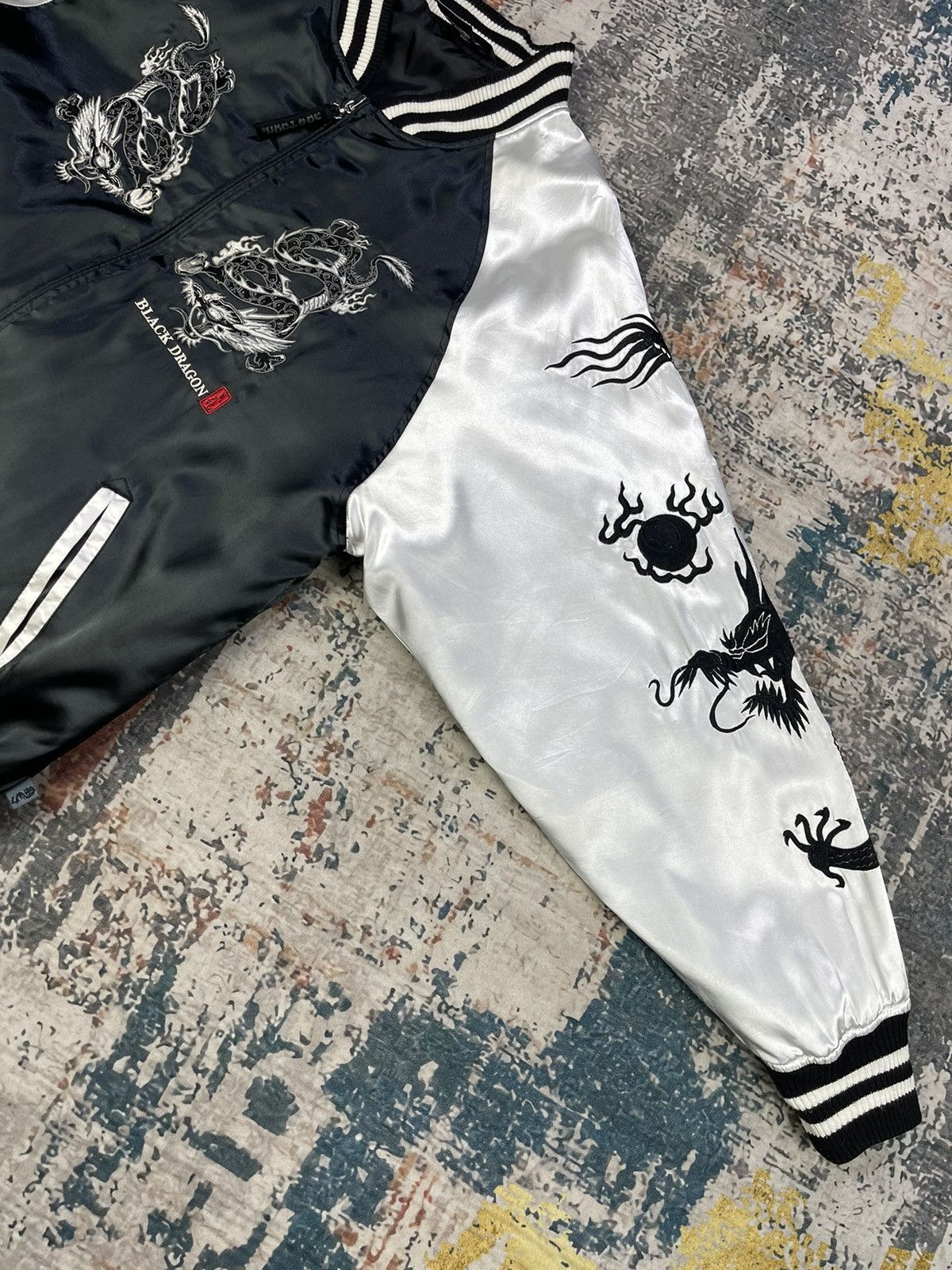 Dogtown Vtg Dogtown Black Dragon Sukajan Souvenir Jacket Size US L / EU 52-54 / 3 - 8 Thumbnail