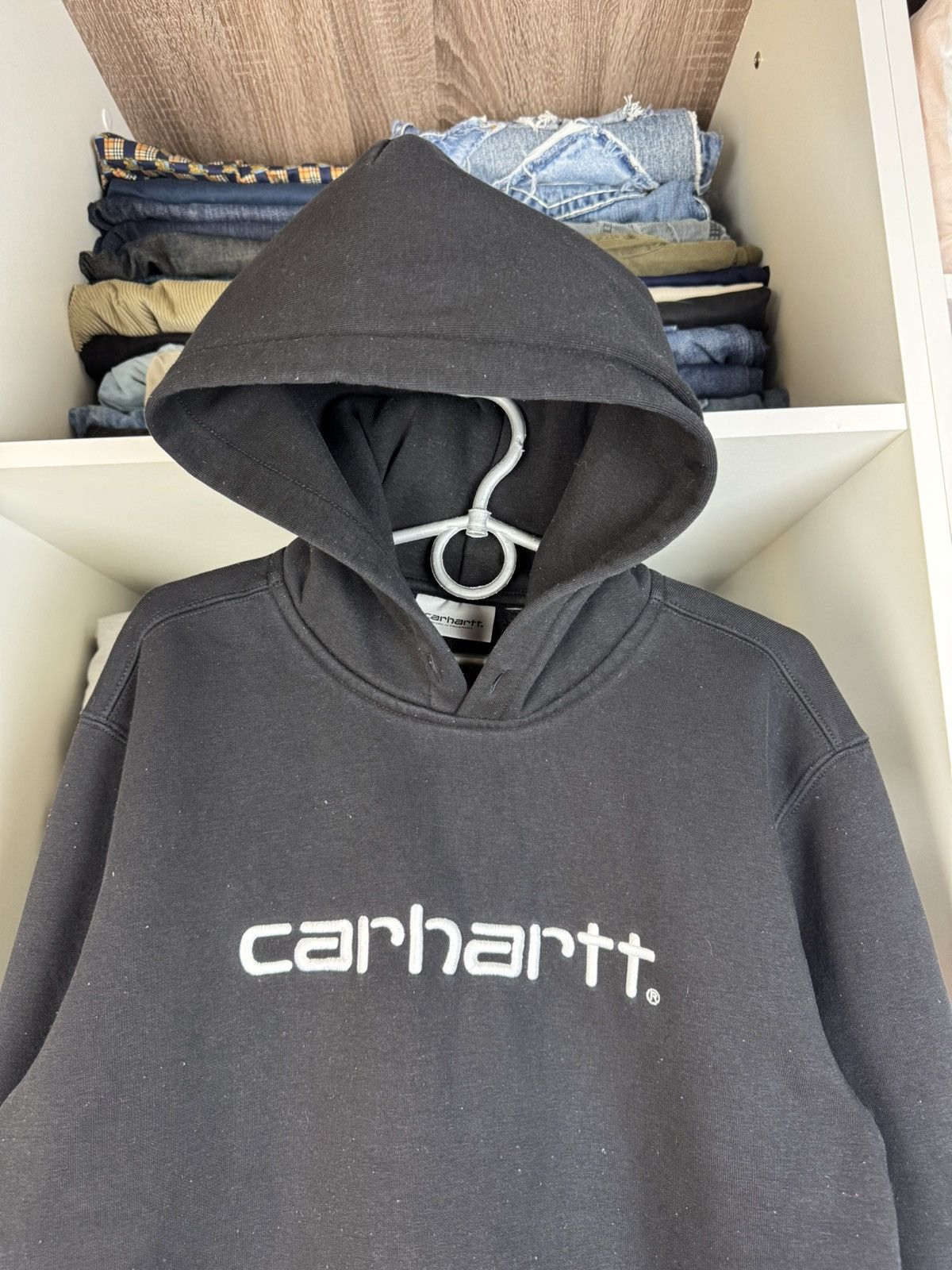 Carhartt Carhartt Big Logo Hooded Sweat Size US S / EU 44-46 / 1 - 2 Thumbnail