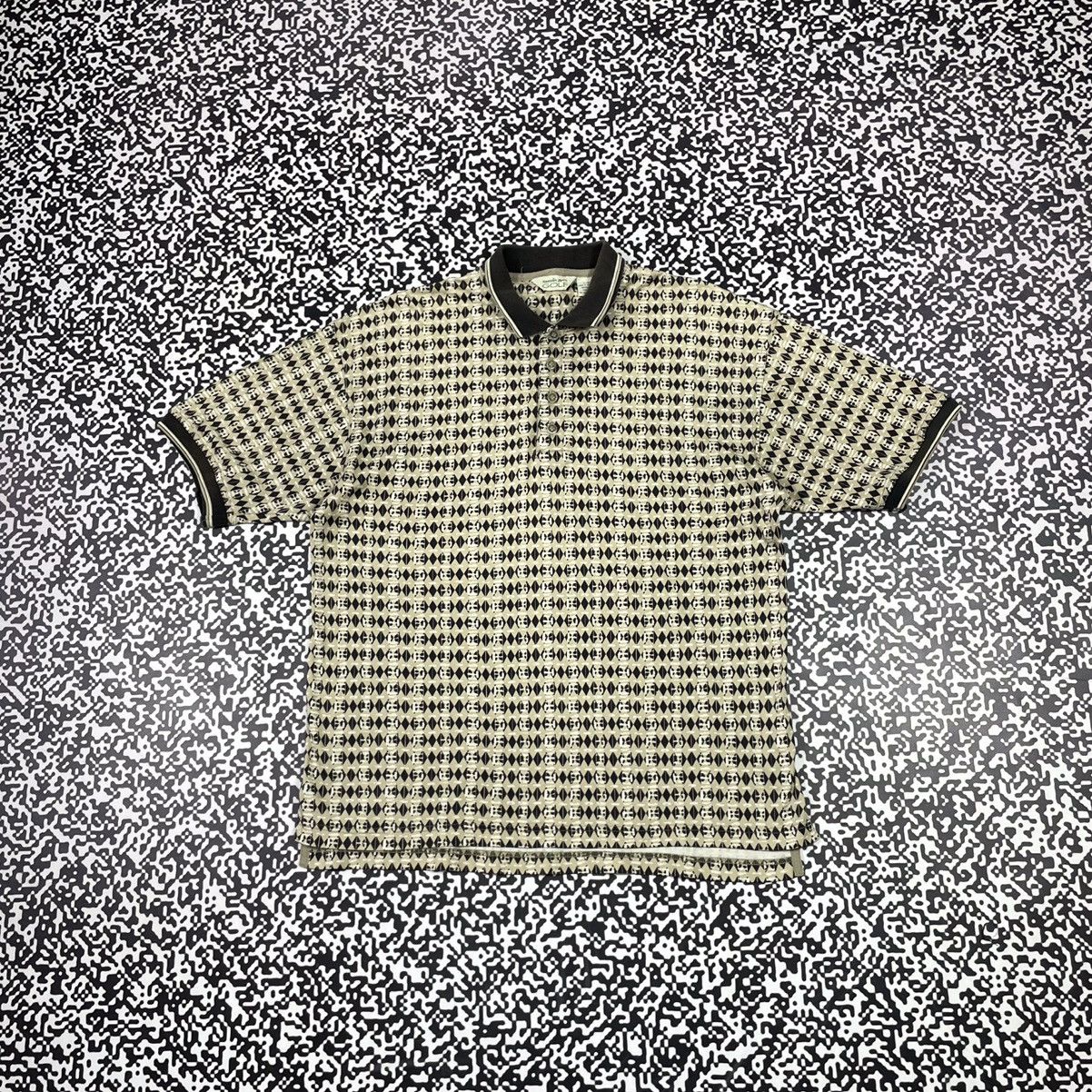 Vintage 90s REEBOK GOLF Retro Abstract Logo Polo T-shirt