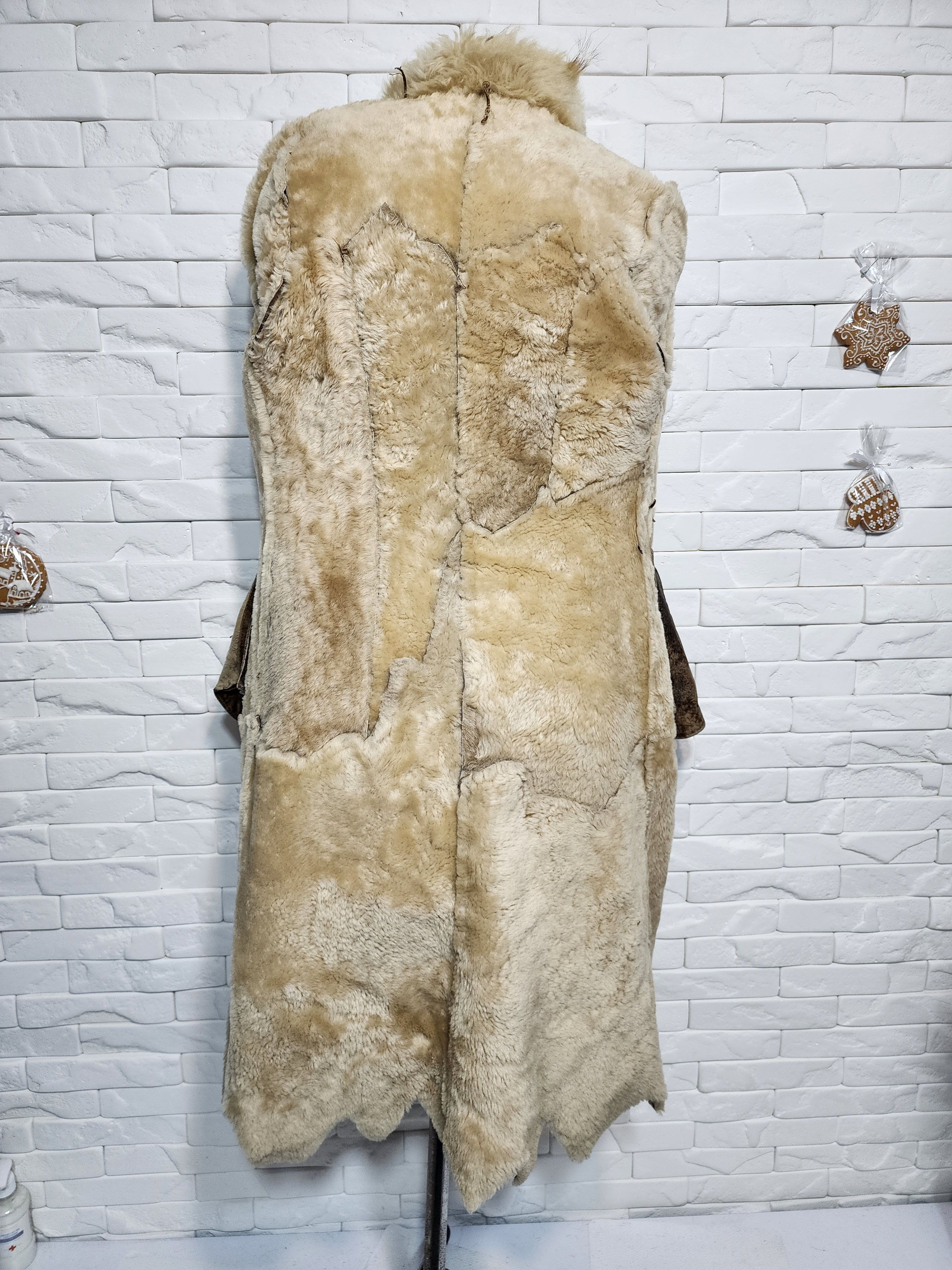 Furla Brown Women's Sheepskin Coat: Leather Winter Outerwear Size S / US 4 / IT 40 - 7 Thumbnail