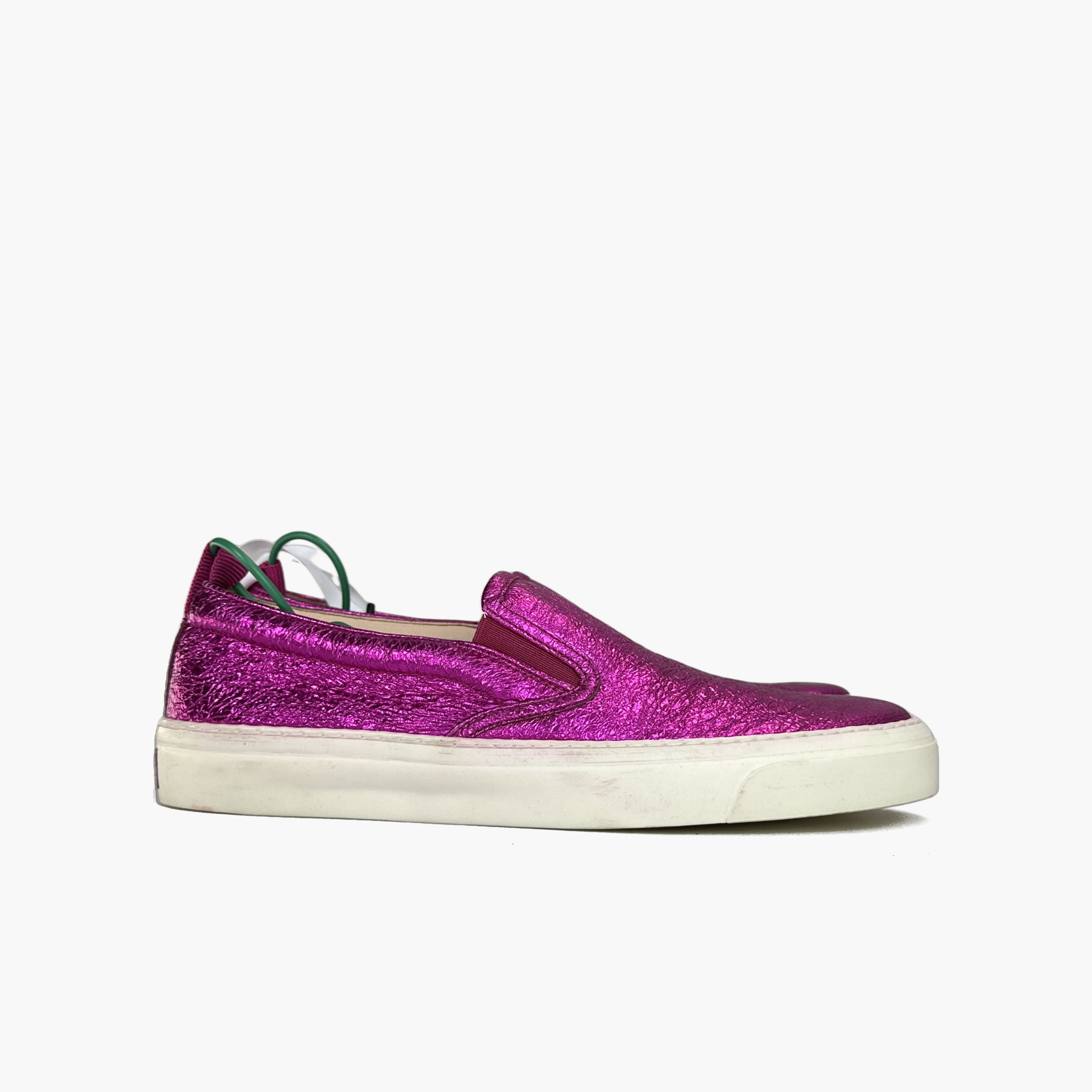 Gucci Gucci Fashion Leather SlipOn Shoes Plum Color-2506 Size US 6.5 / EU 39-40 - 5 Thumbnail