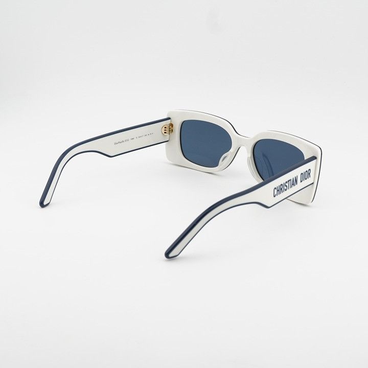 Dior Dior DIORPACIFIC S1U 95B0 Sunglasses Ivory Rectangle Frame Size ONE SIZE - 9 Thumbnail