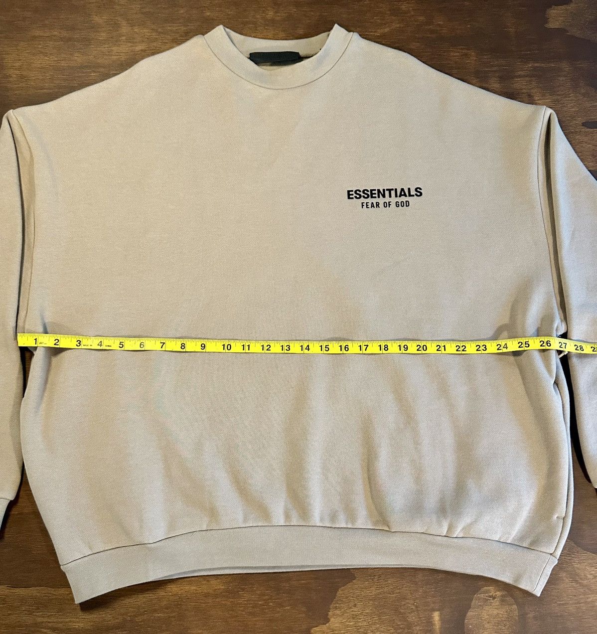 Fear of God Fear of God Essentials Desert Sand Crewneck (FW24)-XL -BNWT Size US XL / EU 56 / 4 - 10 Thumbnail