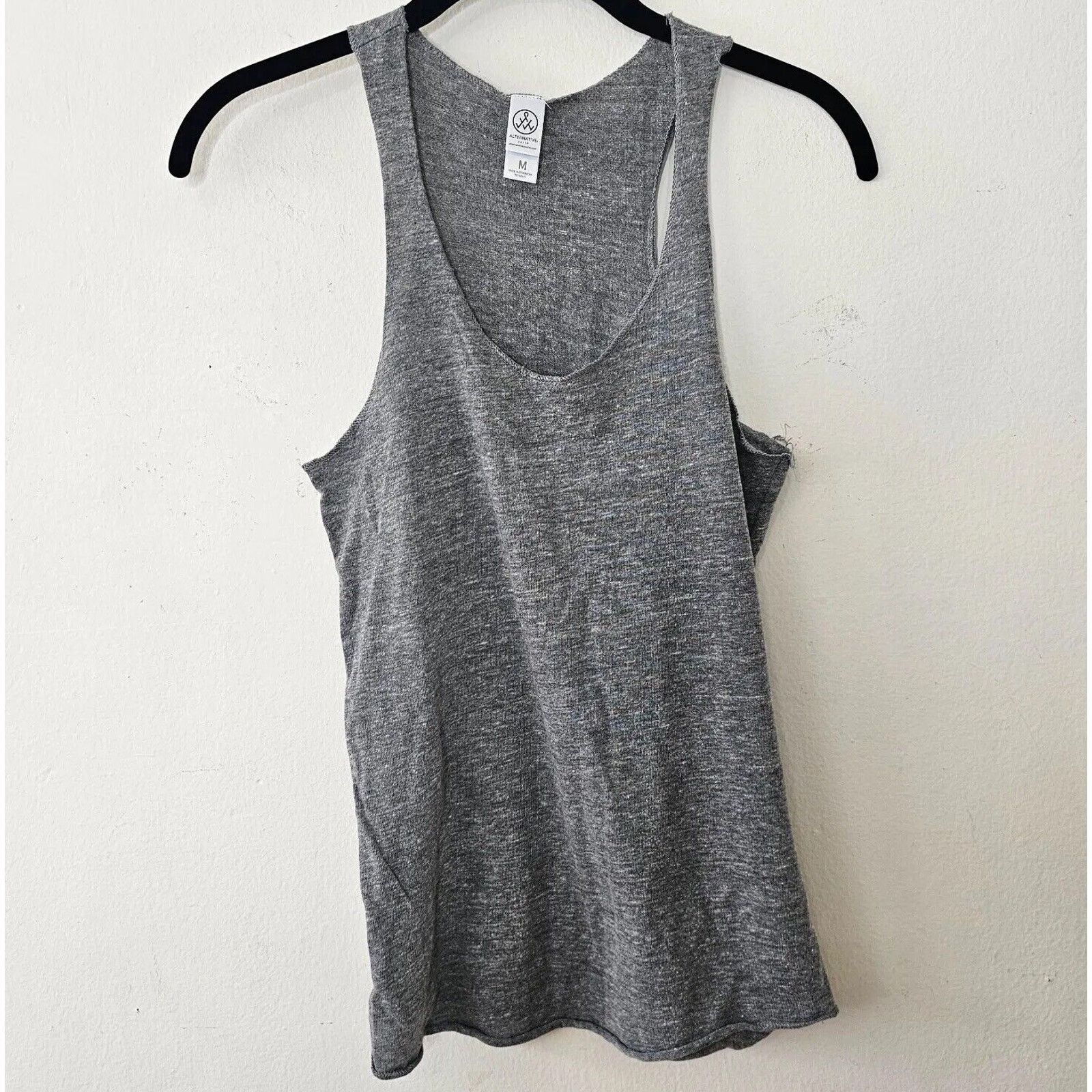 Other Alternative Earth Gray Natural Pilates Racer Scoop Tank M Size M / US 6-8 / IT 42-44 - 1 Thumbnail