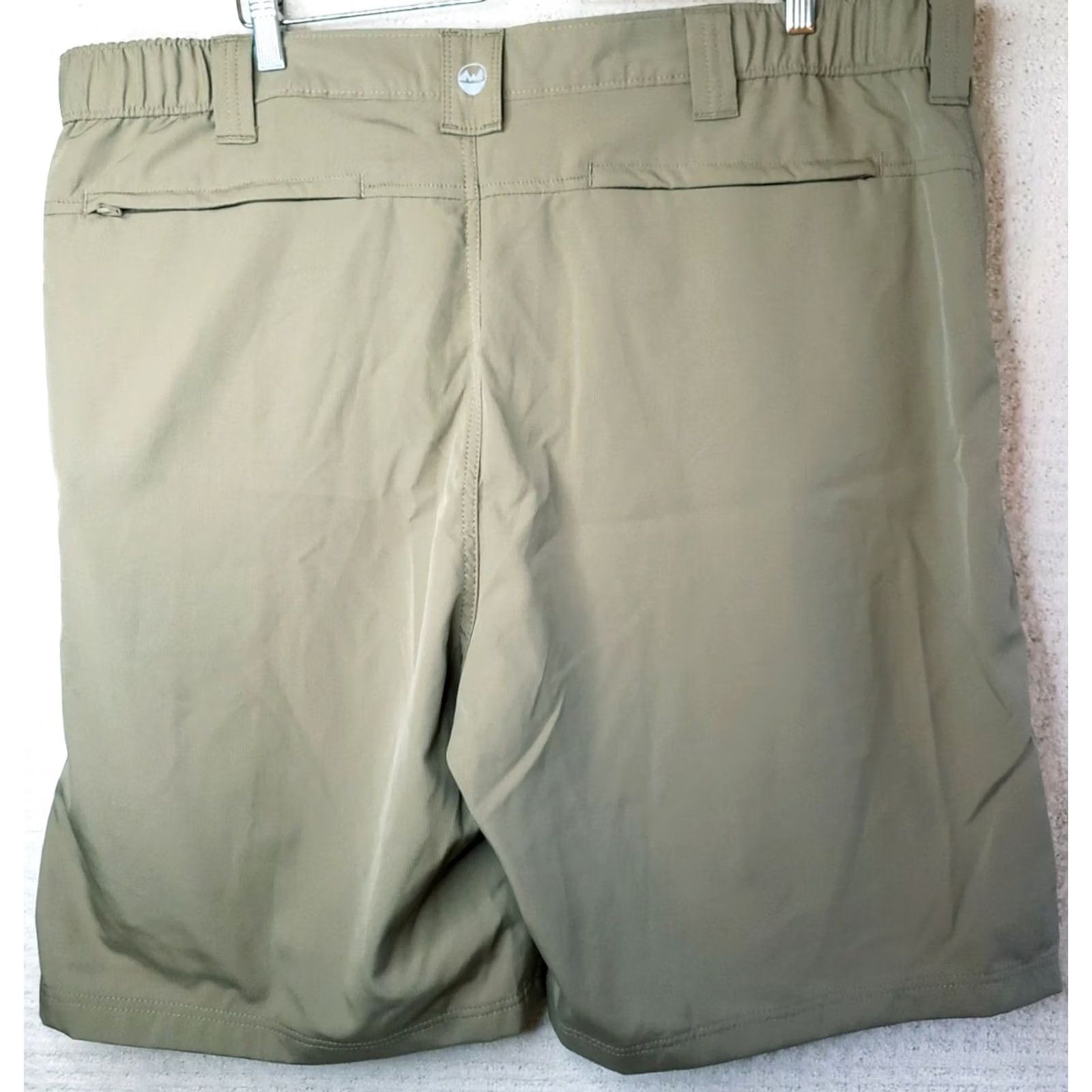 Wrangler Wrangler Outdoor Hiking Shorts Men's 44 Tan Khaki Elastic Waist Polyester NWOT! Size US 44 / EU 60 - 6 Thumbnail