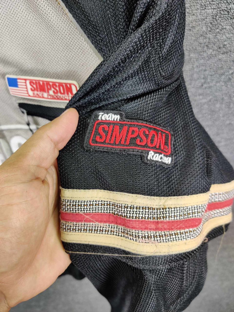 Sports Specialties × Vintage Vintage Simpson Racing Biker Motorcycle Jacket Size US L / EU 52-54 / 3 - 10 Thumbnail