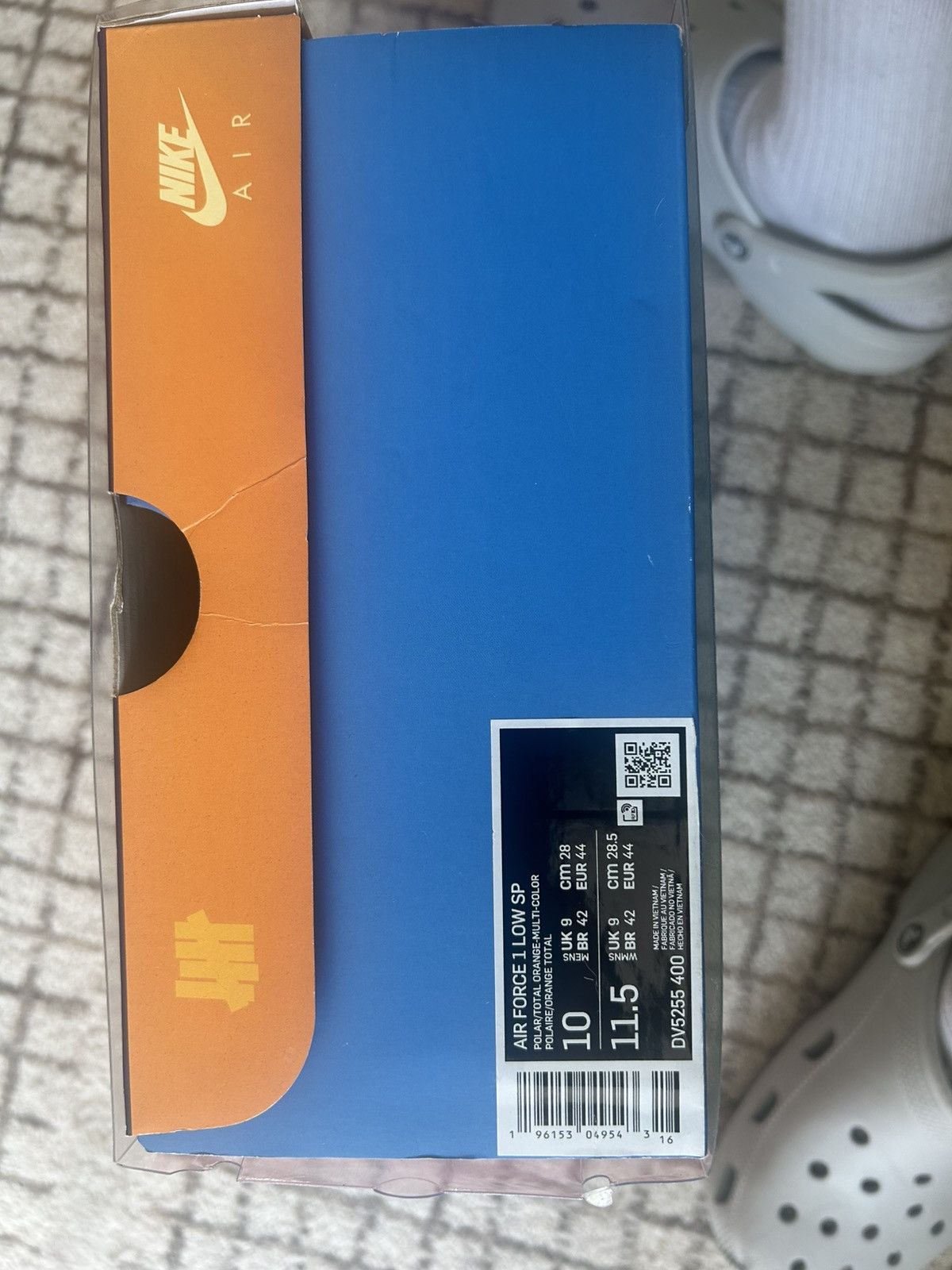 Nike Undefeated x Air Force 1 ‘total Orange’ Size US 10 / EU 43 - 2 Thumbnail