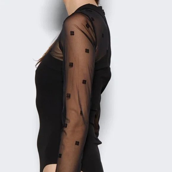 Givenchy GIVENCHY TUILLE 4G W/ BLK BODYSUIT - NEW WITH TAGS Size M / US 6-8 / IT 42-44 - 5 Thumbnail