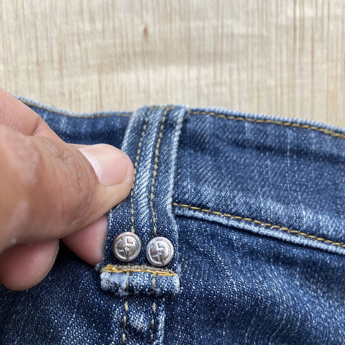 Giorgio Armani GIORGIO ARMANI BIG WHITE PLATINUM DENIM LOOSE FIT FADED Size US 38 / EU 54 - 8 Thumbnail