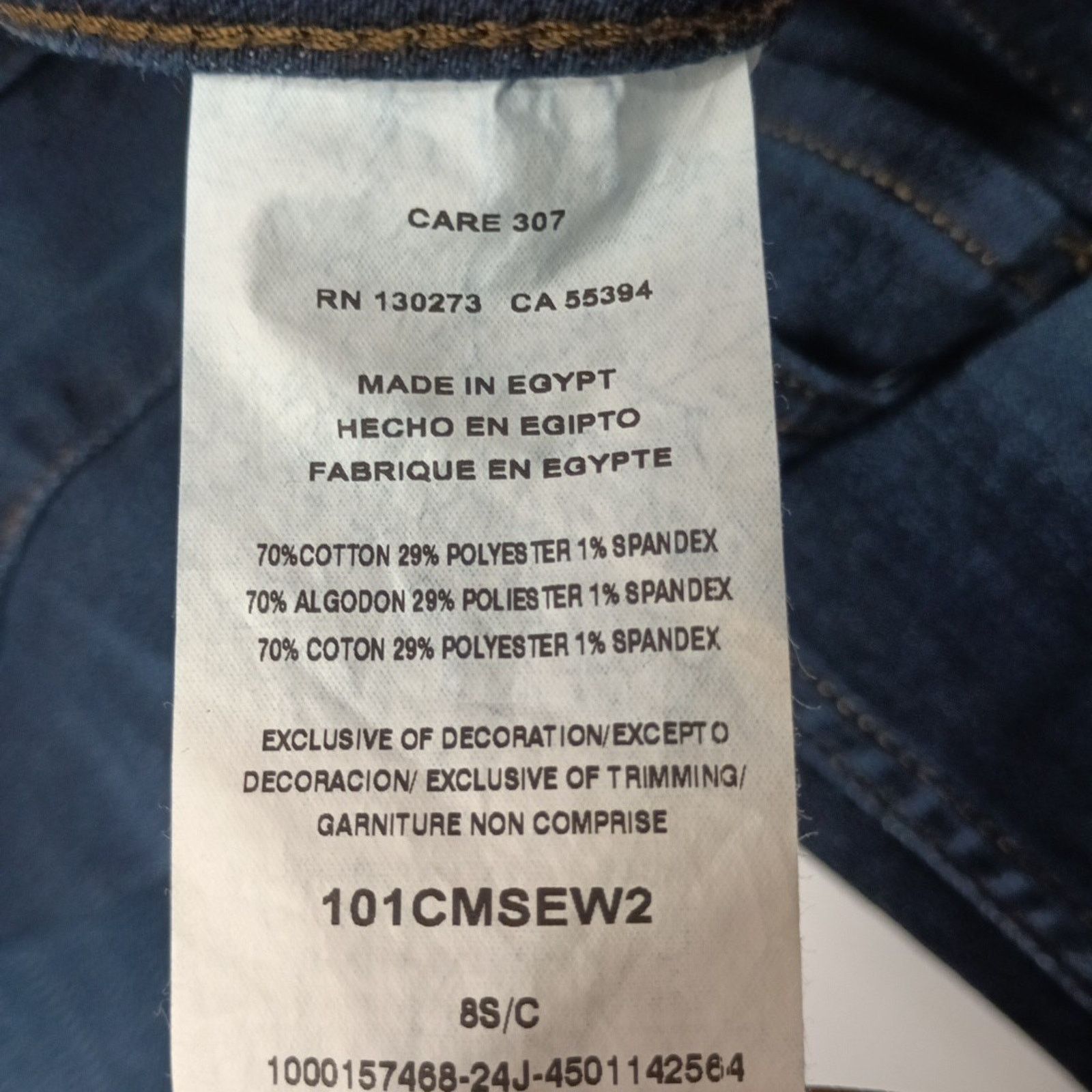 Lee Lee Straight Jeans Women's 8 Short Size 31x27 Blue Mid Rise Size 30" / US 8 / IT 44 - 6 Thumbnail