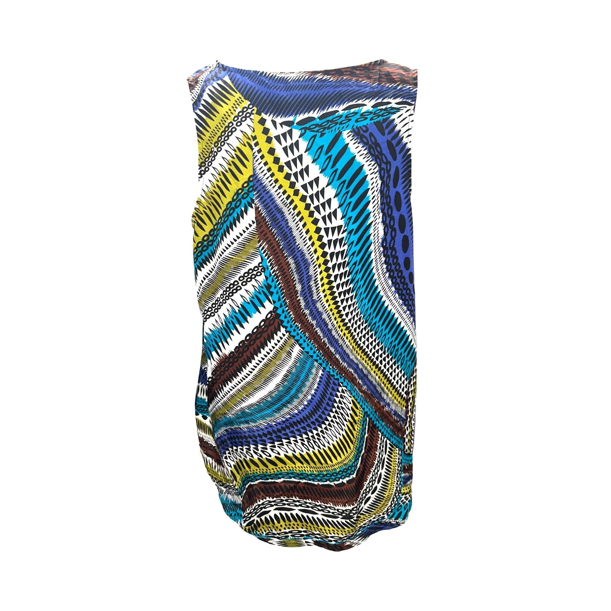Other 90 Degree Reflex Abstract Print Sleeveless Tank Top Size Lar Size L / US 10 / IT 46 - 5 Thumbnail