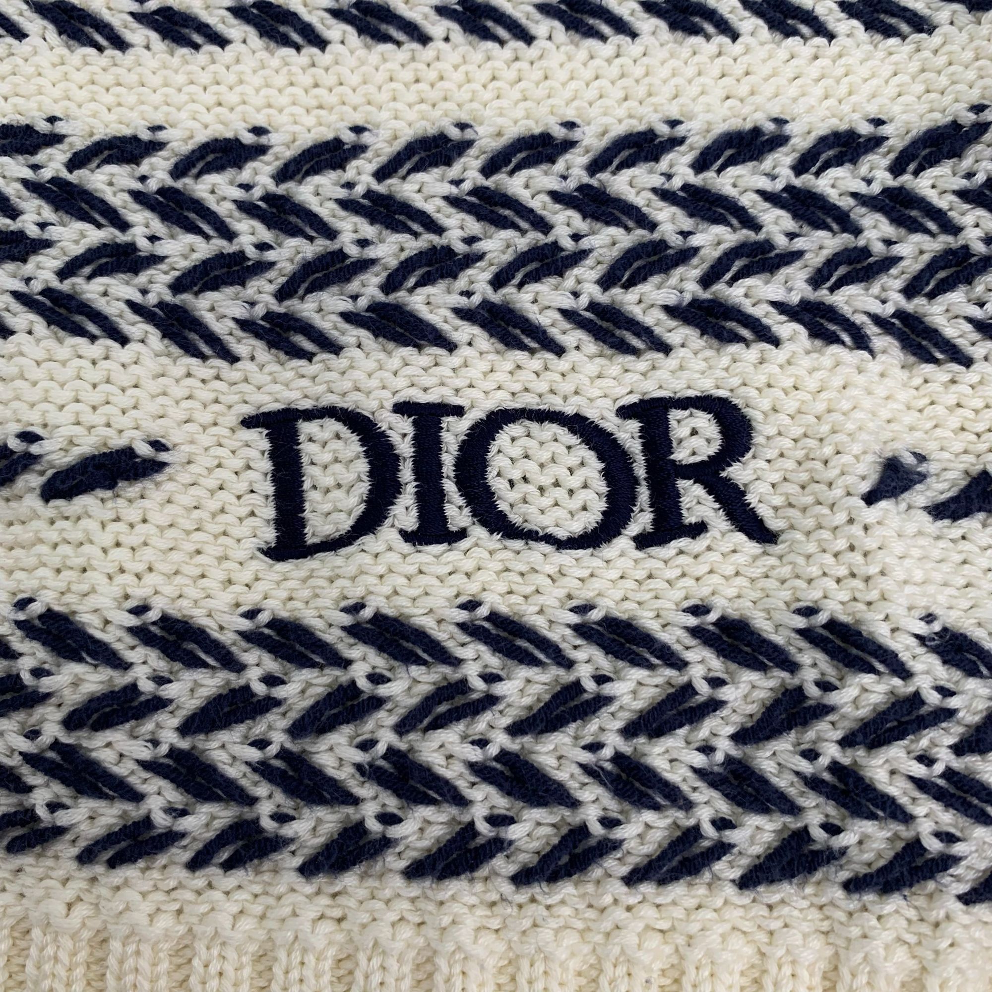 Dior Dior Multicolored Striped Cotton Round-Neck Long-Sleeved Kni Size L / US 10 / IT 46 - 5 Thumbnail