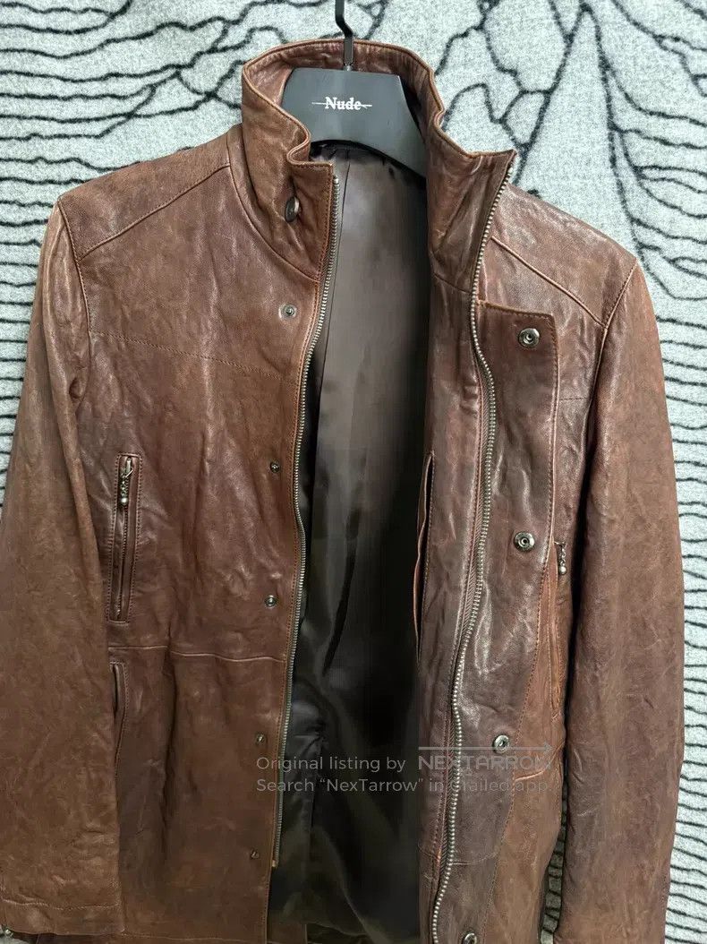 Yohji Yamamoto Yohji Yamamoto Co-brand washed sheepskin used jacket Size US S / EU 44-46 / 1 - 6 Thumbnail