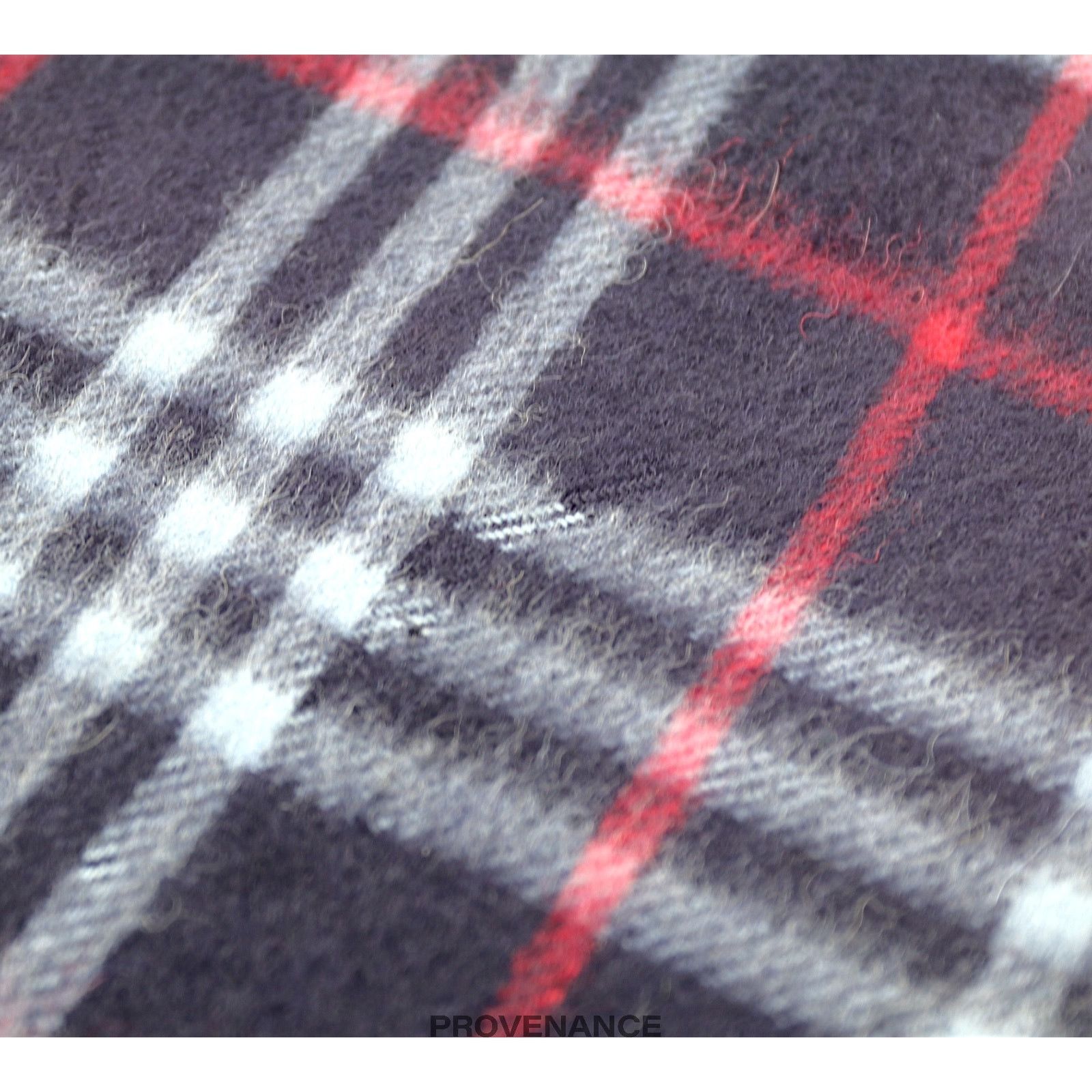Burberry 🔴 Burberry Scarf - Nova Check Cashmere Navy Size ONE SIZE - 6 Thumbnail