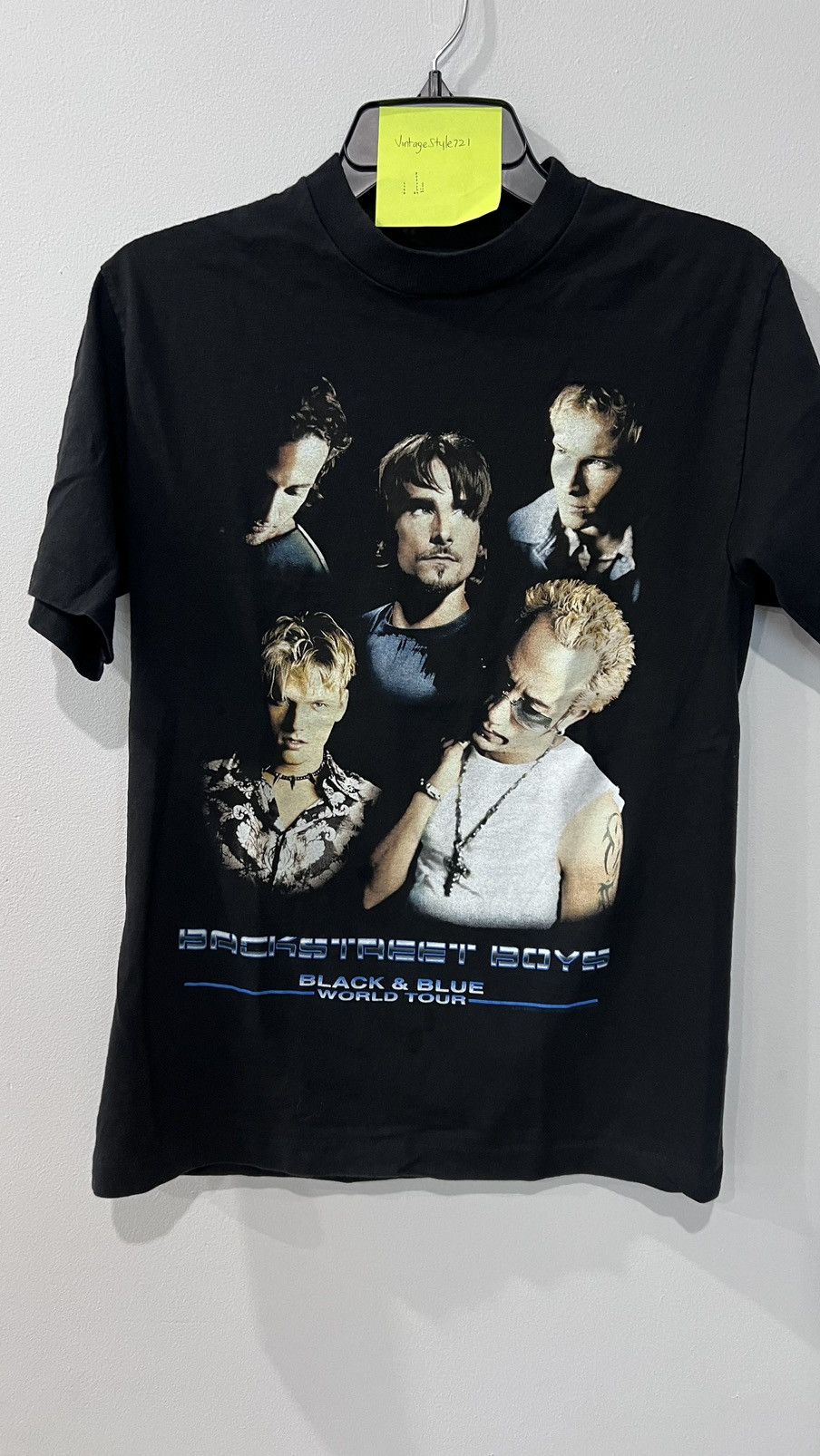 Band Tees × Vintage Blackstreet Boys “Black and Blue World Tour” Sz: S Giant Tag Size US S / EU 44-46 / 1 - 1 Thumbnail