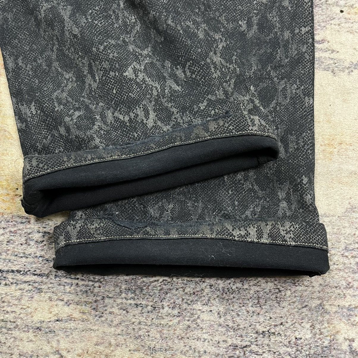 Tornado Mart 00s Tornado mart phyton snake skin flared pants vkei style Size US 30 / EU 46 - 9 Thumbnail