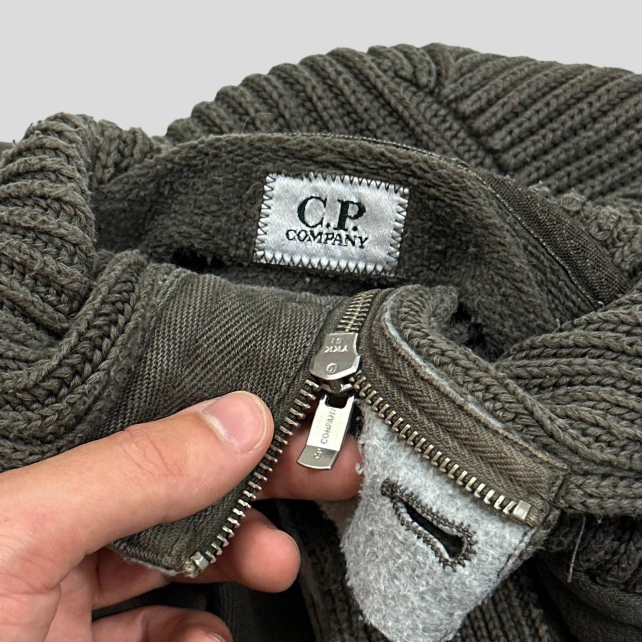 C.P. Company CP Company Heavy Cotton Knitted Hood Sweatshirt - XL/XXL Size US XXL / EU 58 / 5 - 5 Thumbnail