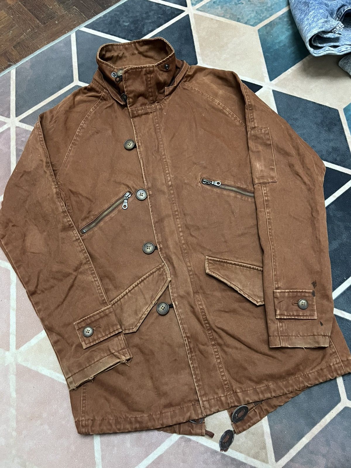 Japanese Brand 💥Japanese Brand In Bloom Hard Cotton Jackets Carhartt Style Size M / US 6-8 / IT 42-44 - 2 Thumbnail