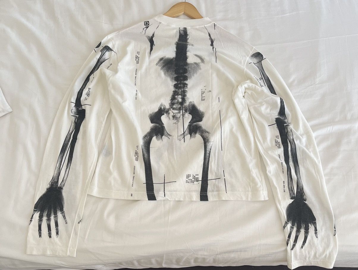 Designer × Jean Paul Gaultier × Vintage Jean Paul Gaultier Junior Gaultier SS 1990 X-Ray long sleeve Size US M / EU 48-50 / 2 - 4 Thumbnail