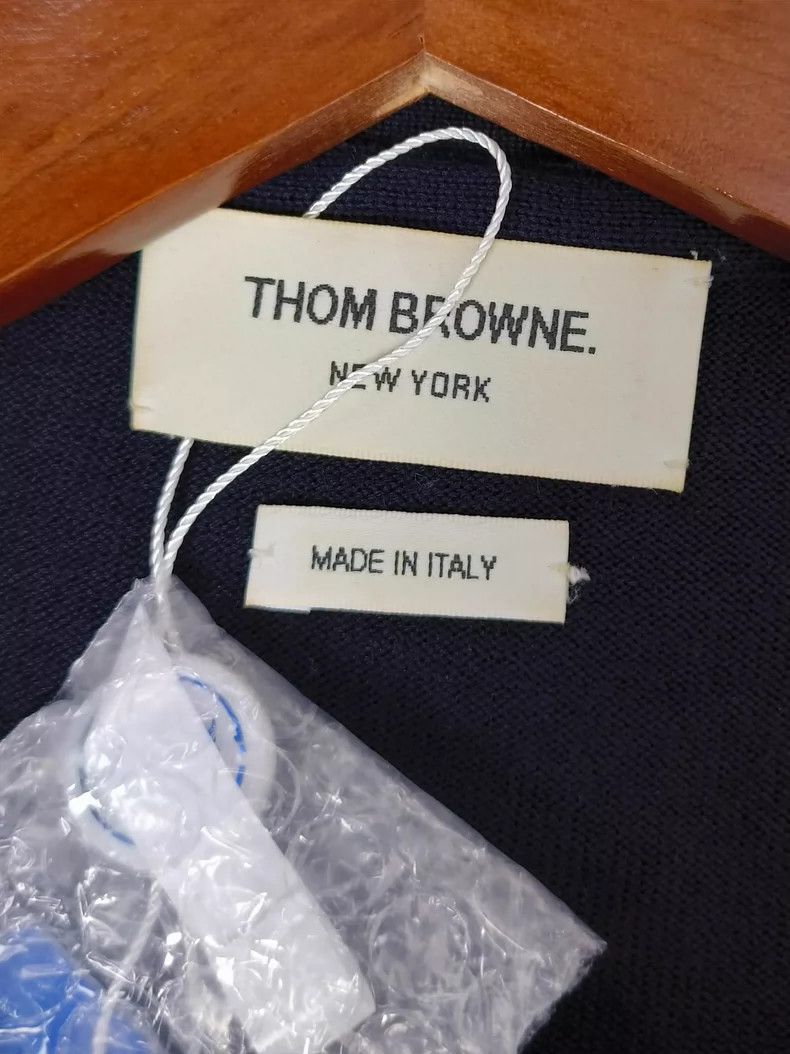 Thom Browne Thom Browne size1 Dot people four stripe wool knit open shi Size US S / EU 44-46 / 1 - 3 Thumbnail