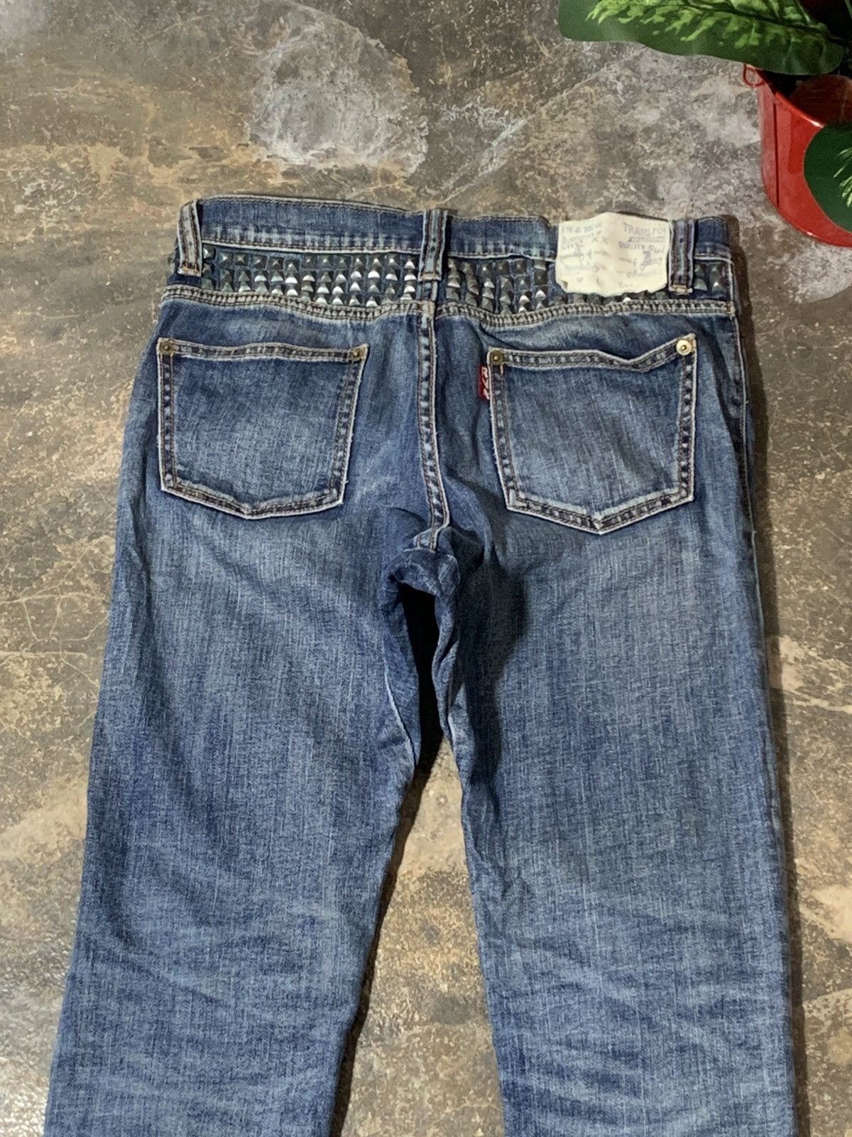 Japanese Brand Rna Inc Punk Studded jeans Size US 30 / EU 46 - 6 Thumbnail