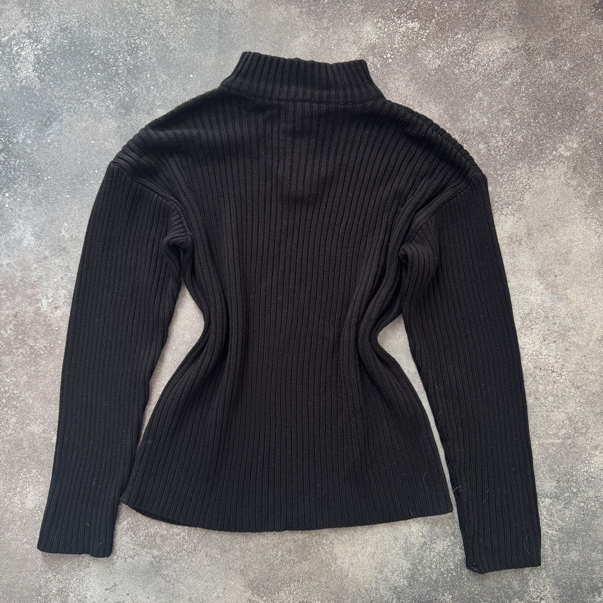 If Six Was Nine Japanese Style Y2K Avant Garde Ribbed Knit Sweater Size US XL / EU 56 / 4 - 9 Thumbnail