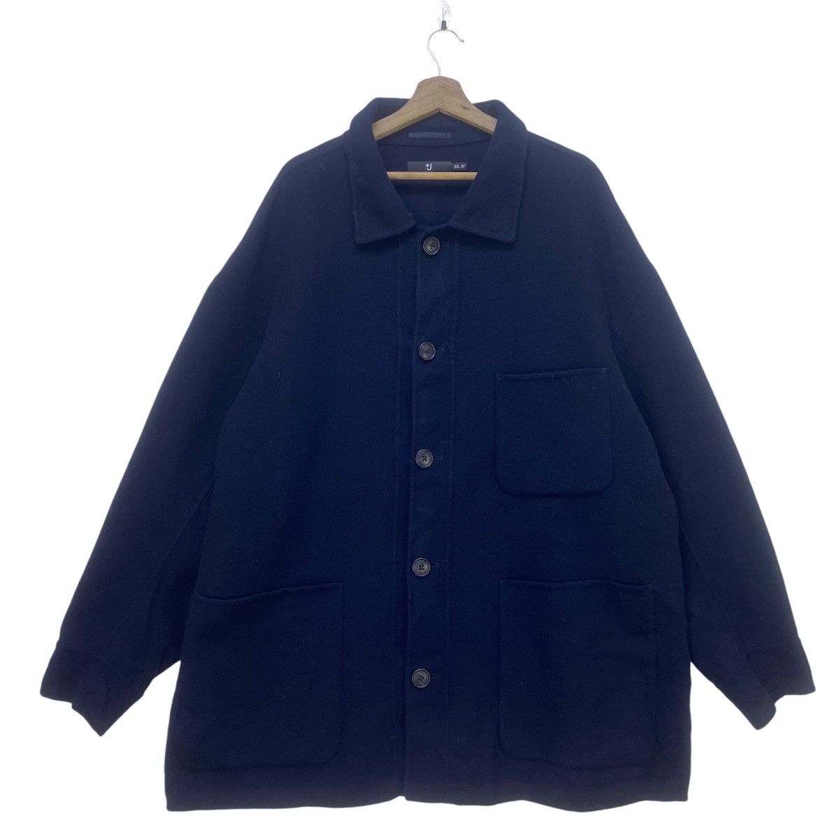 Designer × Jil Sander × Uniqlo Jil Sander Uniqlo Wool Heavy Coat Size US XL / EU 56 / 4 - 1 Thumbnail
