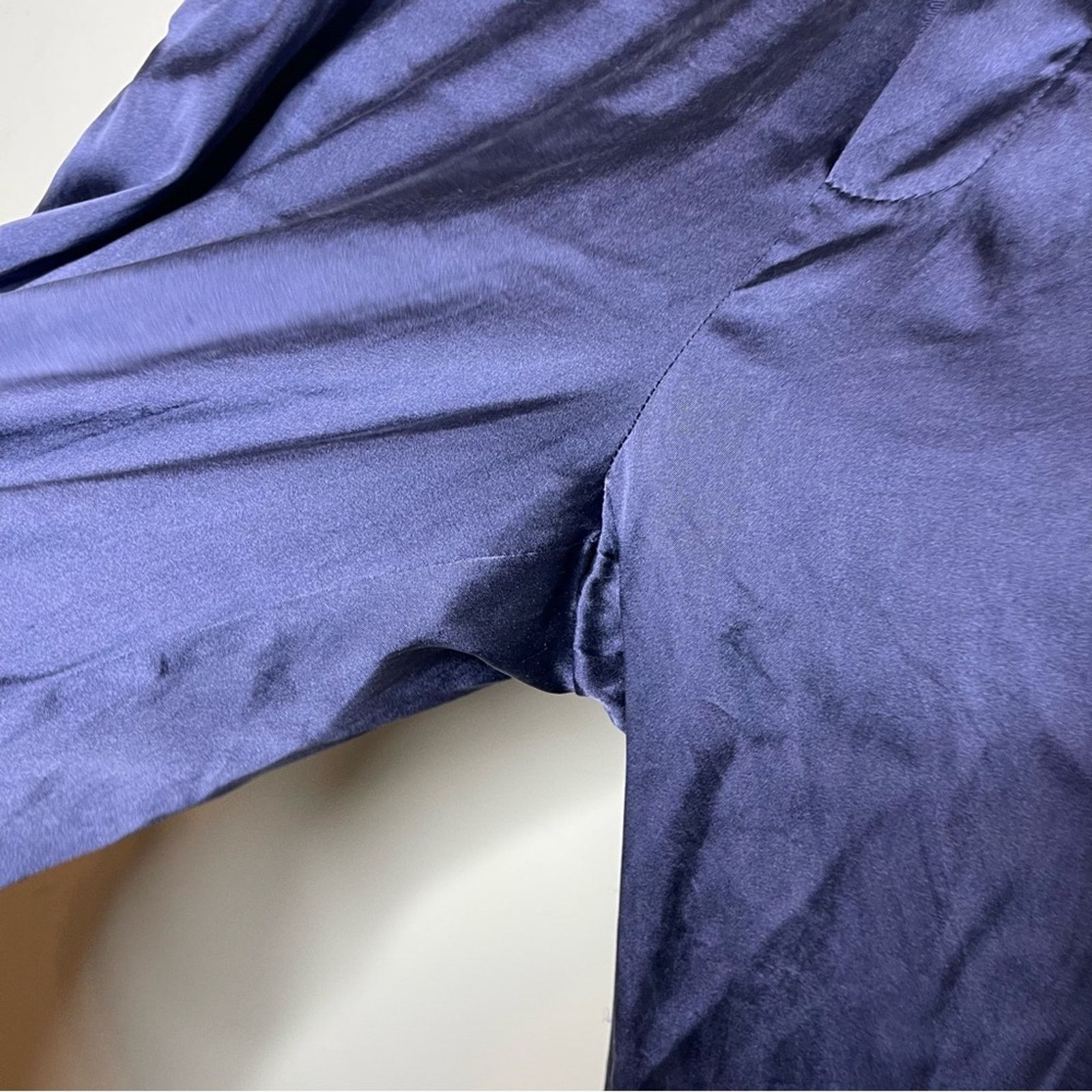 CAMI NYC Cami NYC Navy Blue Drawstring Pull On Silk Pants XS Size 26" / US 2 / IT 38 - 7 Thumbnail