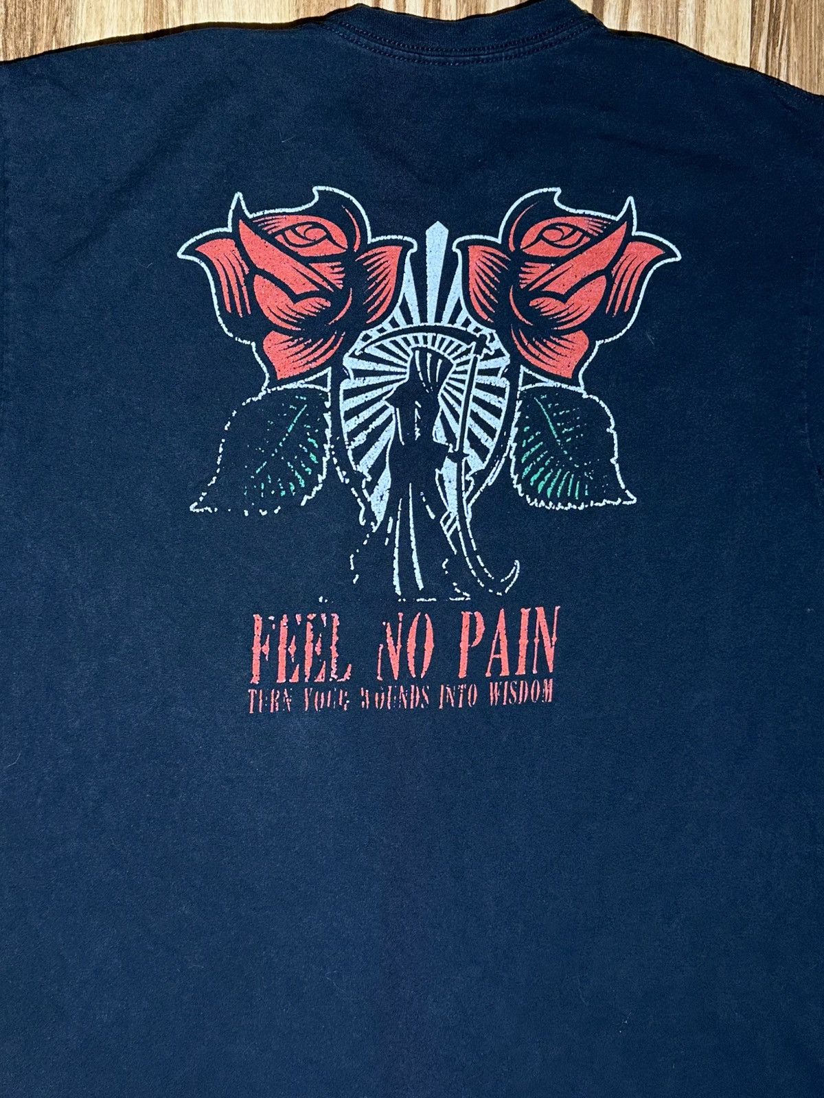 Empyre Empire Reaper and Red Rose Design On The Back Tshirt Size US L / EU 52-54 / 3 - 5 Thumbnail