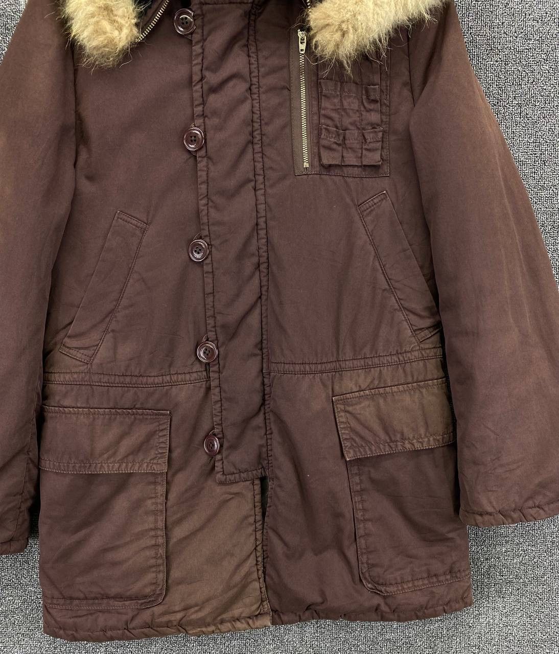 Issey Miyake Vintage Issey Miyake Sunaokuwahara Fur Hoodie Jacket Size M / US 6-8 / IT 42-44 - 6 Thumbnail