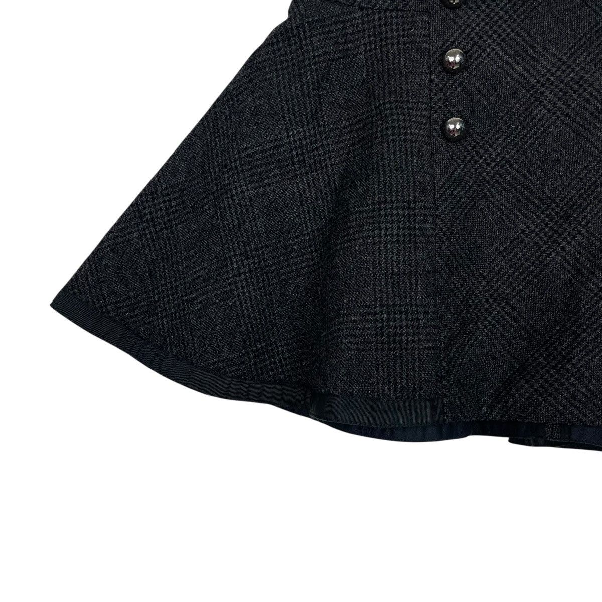 Sacai Sacai Wool Mini Skirt Size 28" / US 6 / IT 42 - 3 Thumbnail