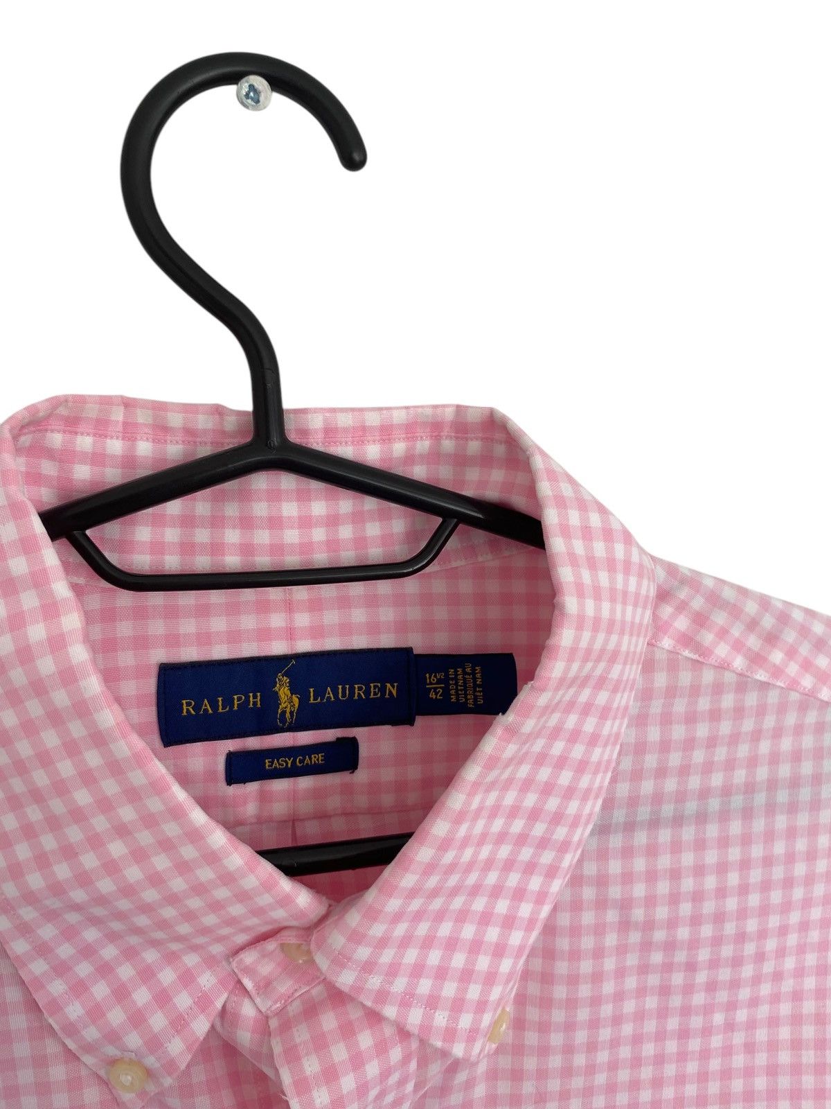 Ralph Lauren Ralph Lauren pink checkered shirt, size 42 Size 42R - 3 Thumbnail