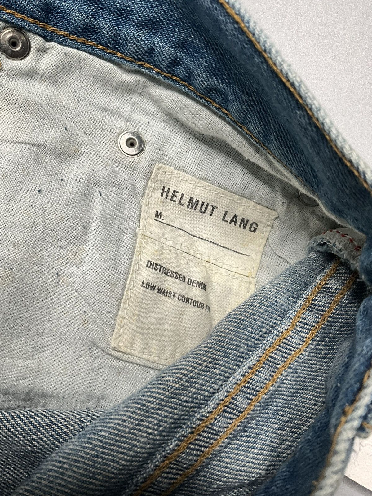 Helmut Lang Helmut Lang Distressed Low Waist Contour Fit Size US 36 / EU 52 - 10 Thumbnail