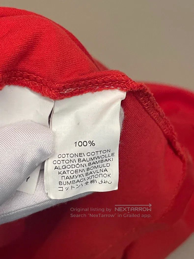 Brunello Cucinelli Brunello Cucinelli Red Cotton T-Shirt Size S / US 4 / IT 40 - 8 Thumbnail
