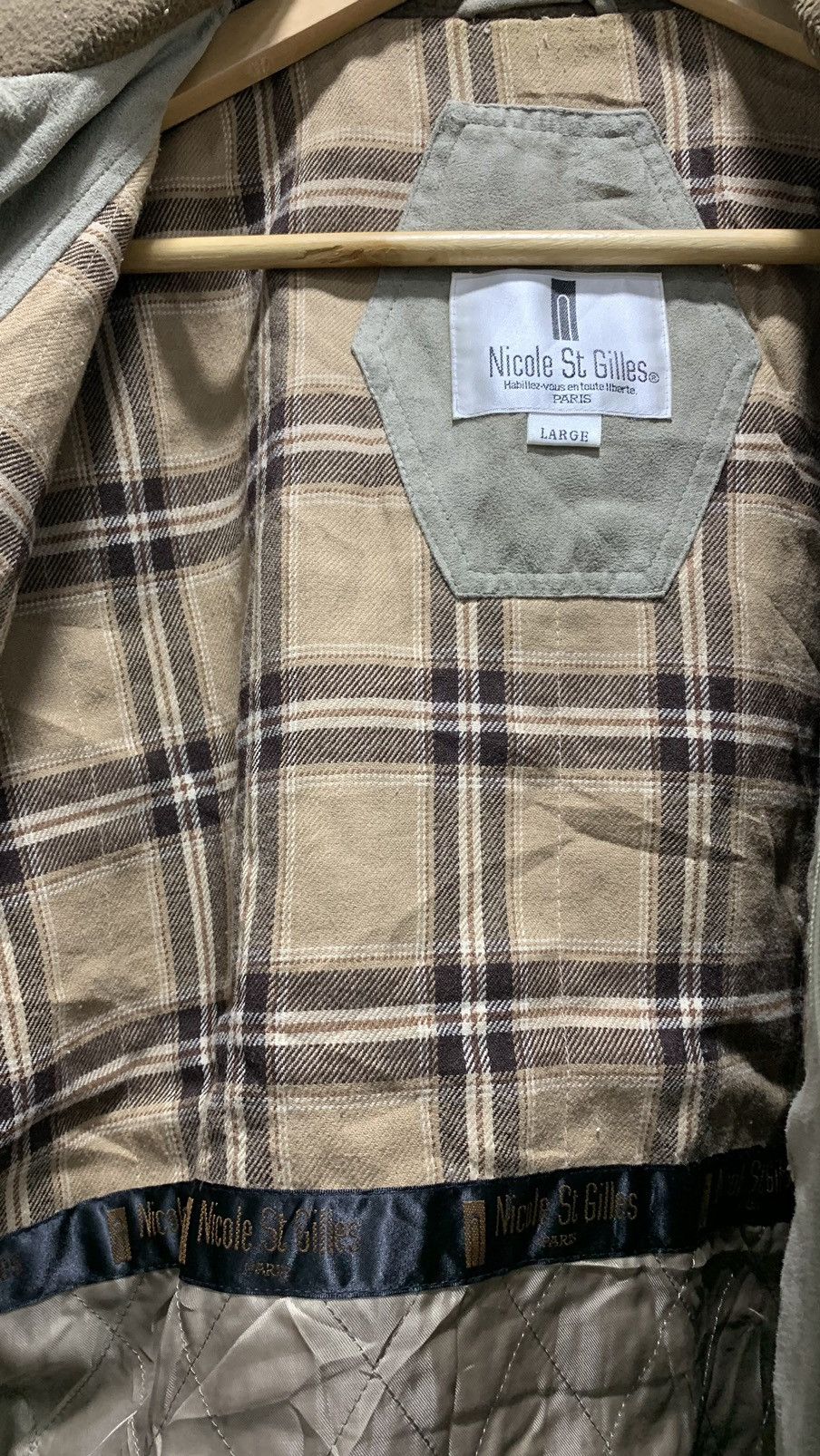 Vintage 🔥Vtg Nicole St Gilles Paris Suede Jacket Size US L / EU 52-54 / 3 - 10 Thumbnail