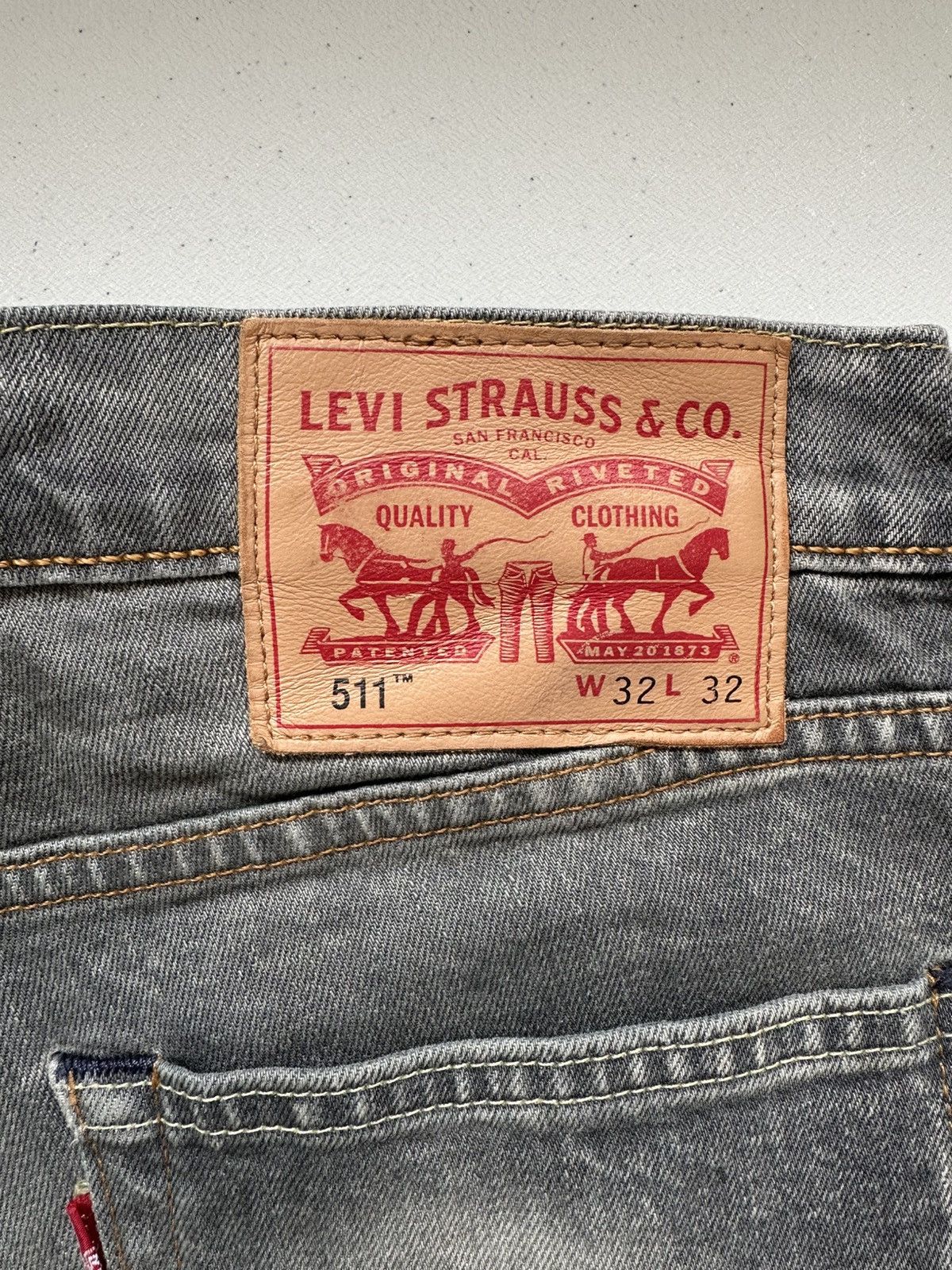 Levi's Levis 511 Garment Dyed Distressed Denim Jeans Size US 32 / EU 48 - 6 Thumbnail