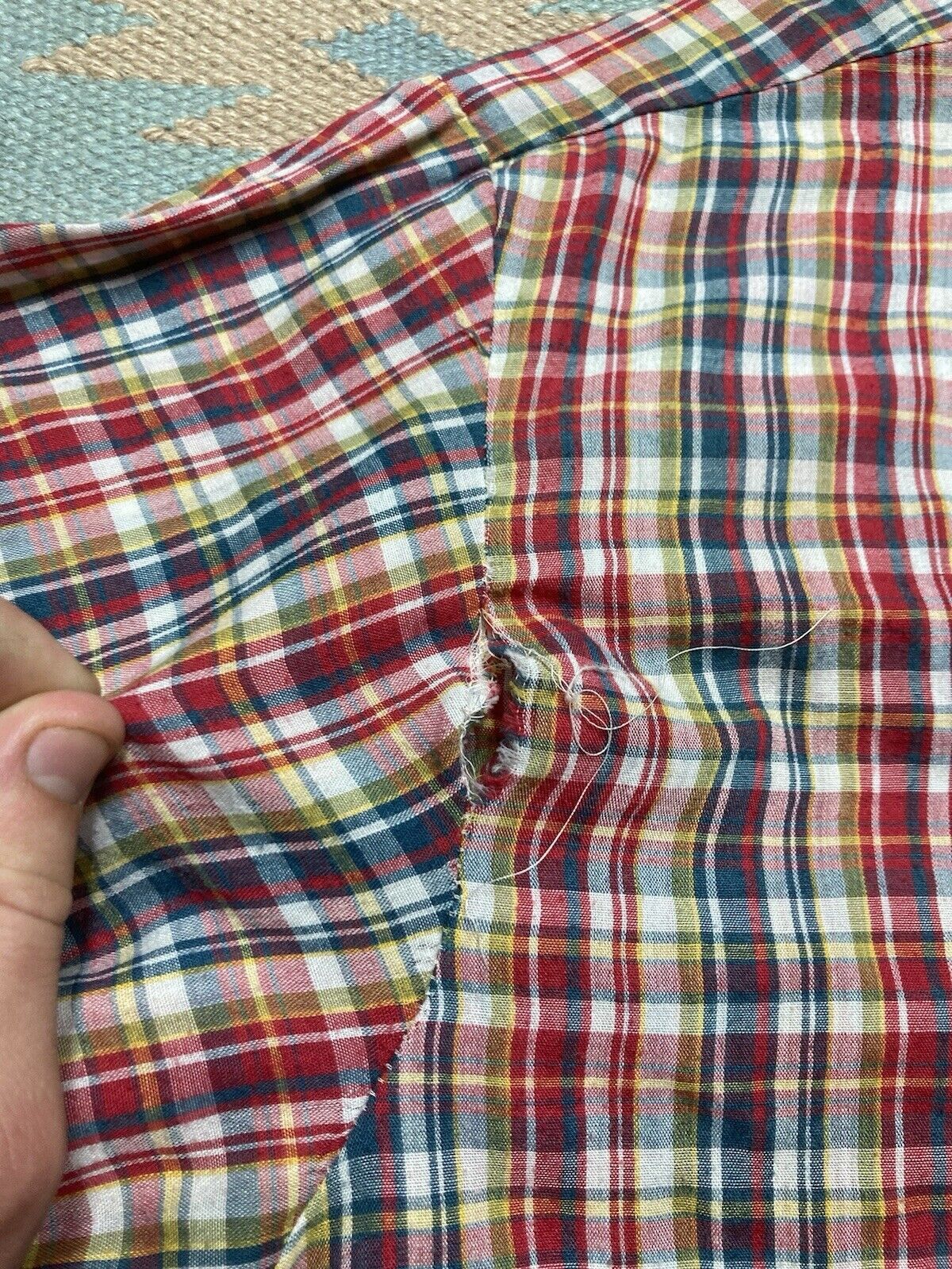 JCPenney VTG 70s JCPenney plaid shirt lightweight 18-18.5 XXL Size US XXL / EU 58 / 5 - 5 Thumbnail