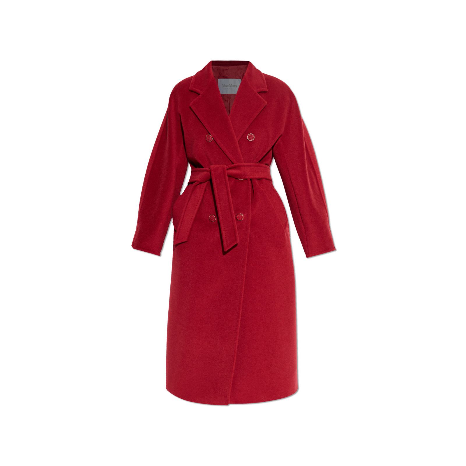 Max Mara MAX MARA Manna Dark Red Wool Long Coat New & Authentic (Wome Size XS / US 0-2 / IT 36-38 - 1 Thumbnail