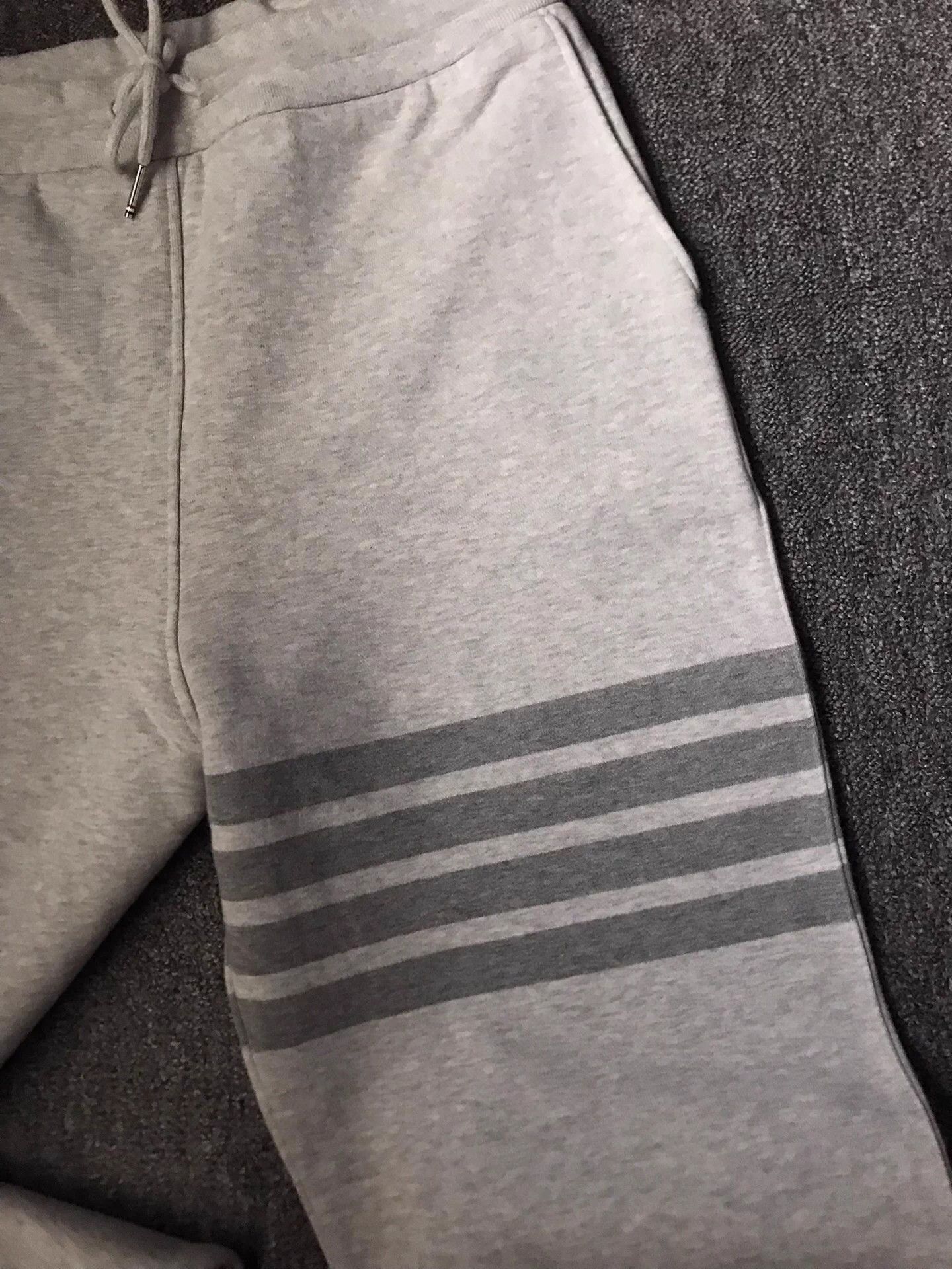 Thom Browne Thom Browne Classic 4-Bar Cotton Sweatpants 4 Size US 36 / EU 52 - 4 Thumbnail
