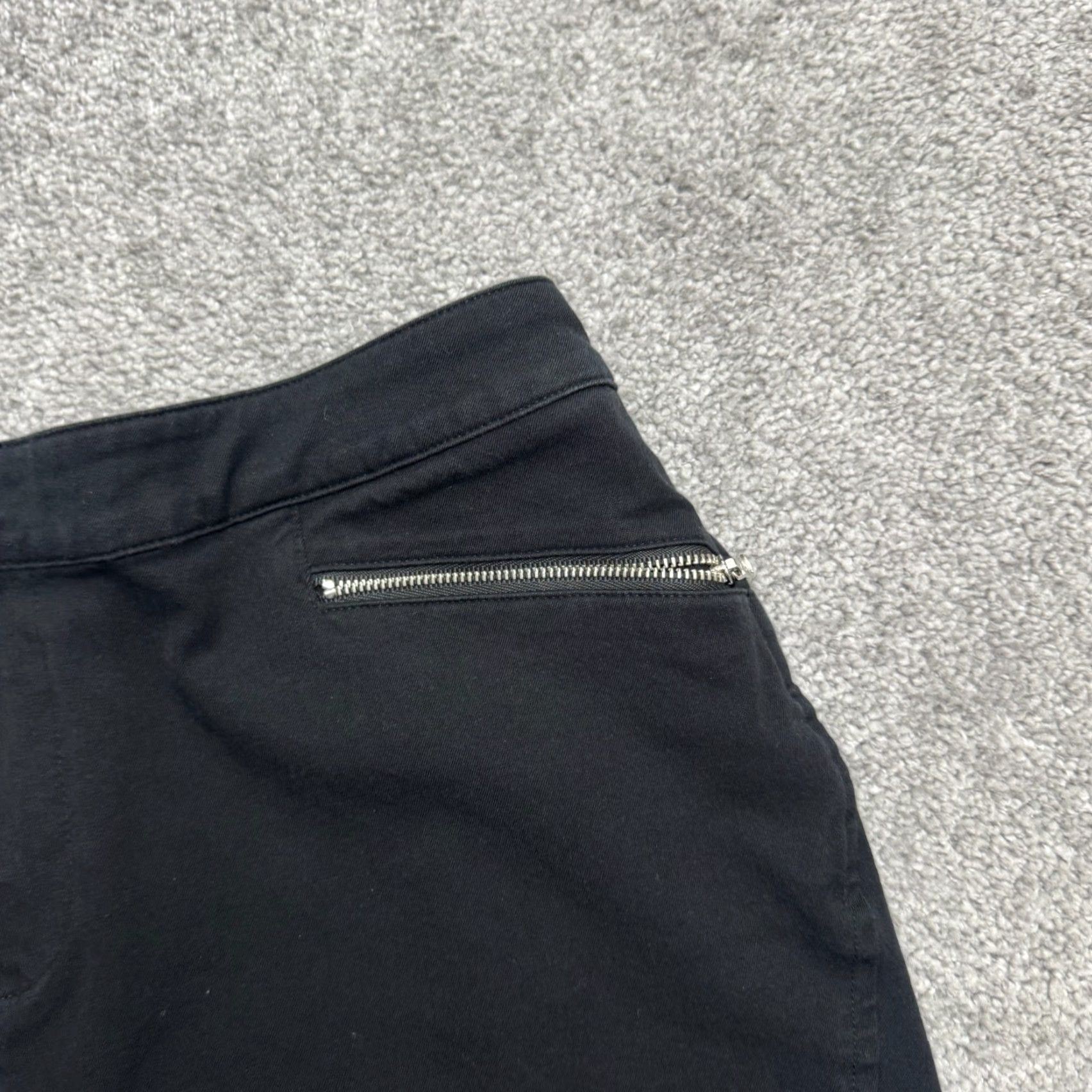Ralph Lauren Lauren Ralph Lauren Tapered Leg Trouser Pants Womens 16W Plus Black ZIp Pocket Casual Workwear Shirt? Size 38" / US 16 / IT 52 - 4 Thumbnail
