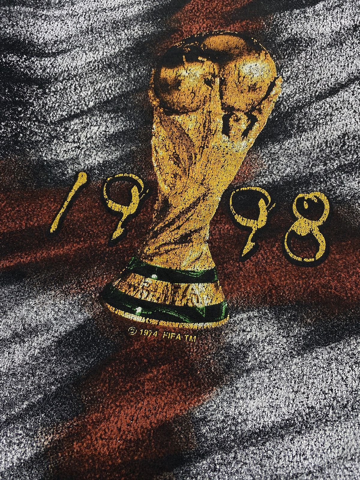 Adidas × Vintage France 98 FIFA black tee vintage 90s football soccer jersey Size US M / EU 48-50 / 2 - 3 Thumbnail
